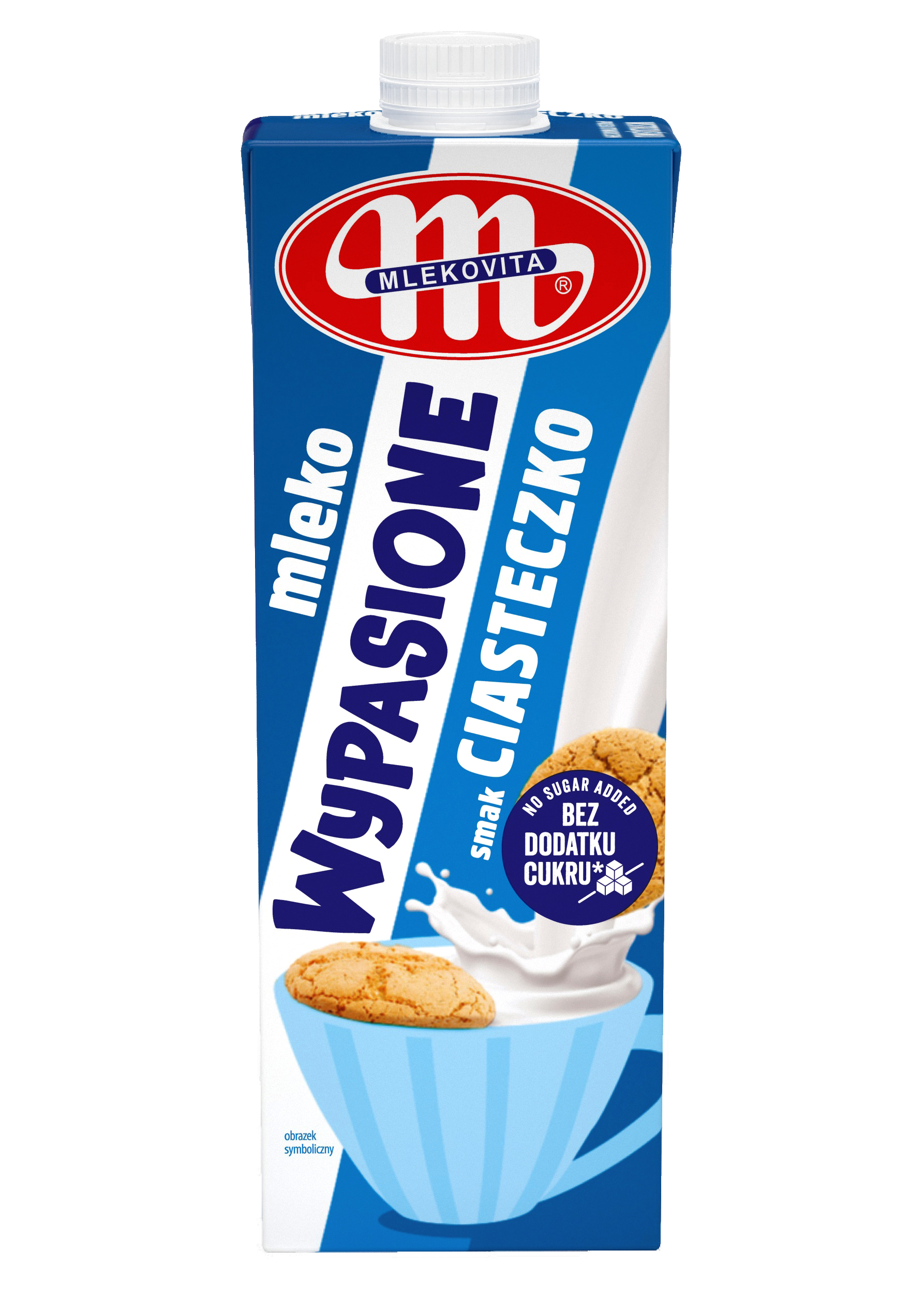 Mlekovita Mleko Wypasione Uht Smak Ciasteczko 1L