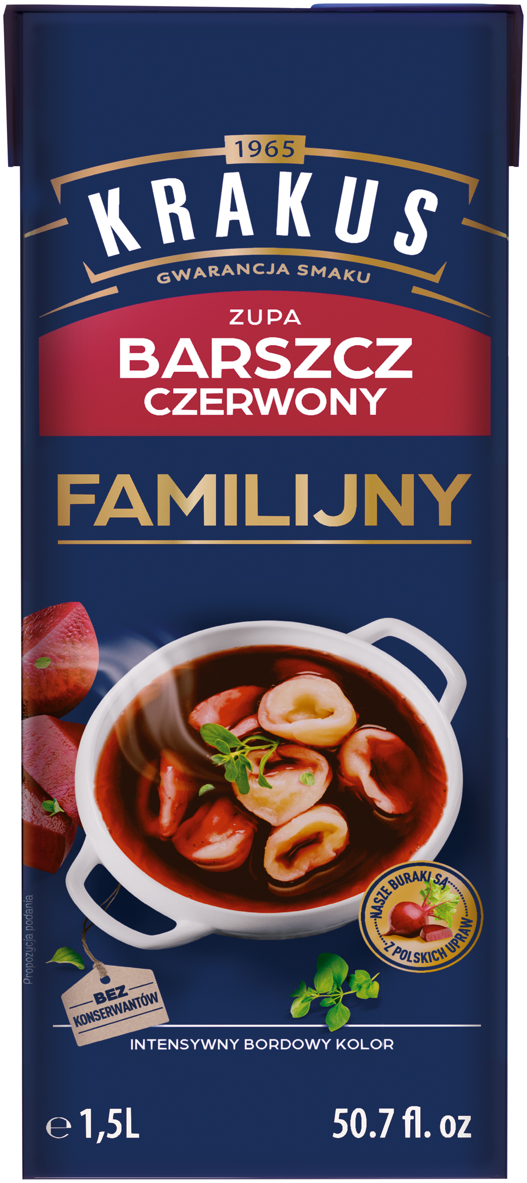 Krakus Barszcz Czerwony Familijny 1,5 L