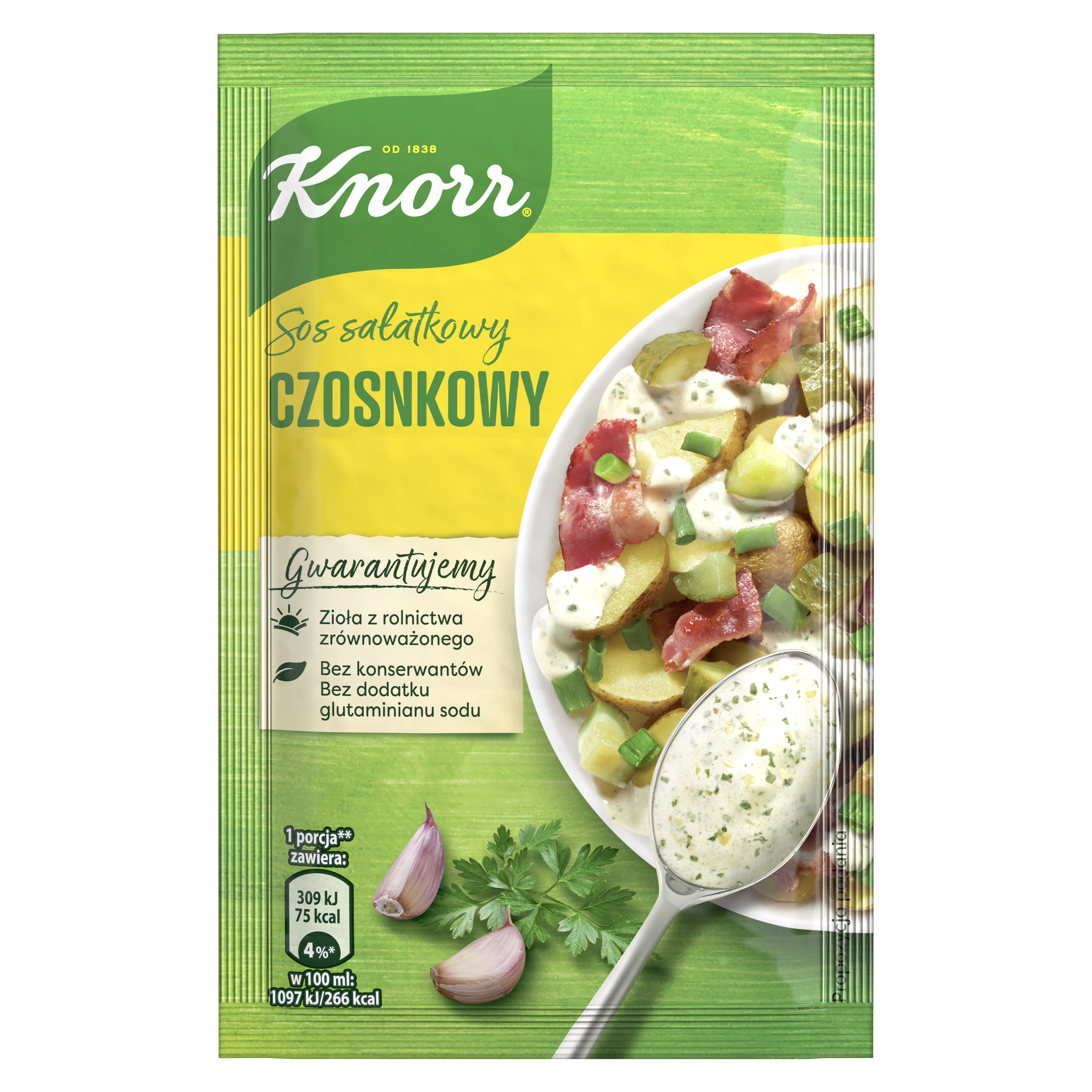 Knorr Sos Sałatkowy Czosnkowy 8G