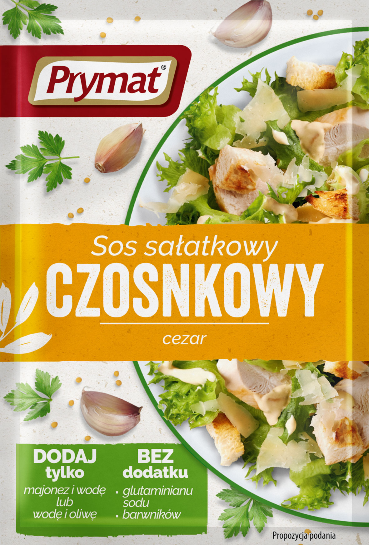 Sos Sałatkowy Czosnkowy Cezar 9G Prymat