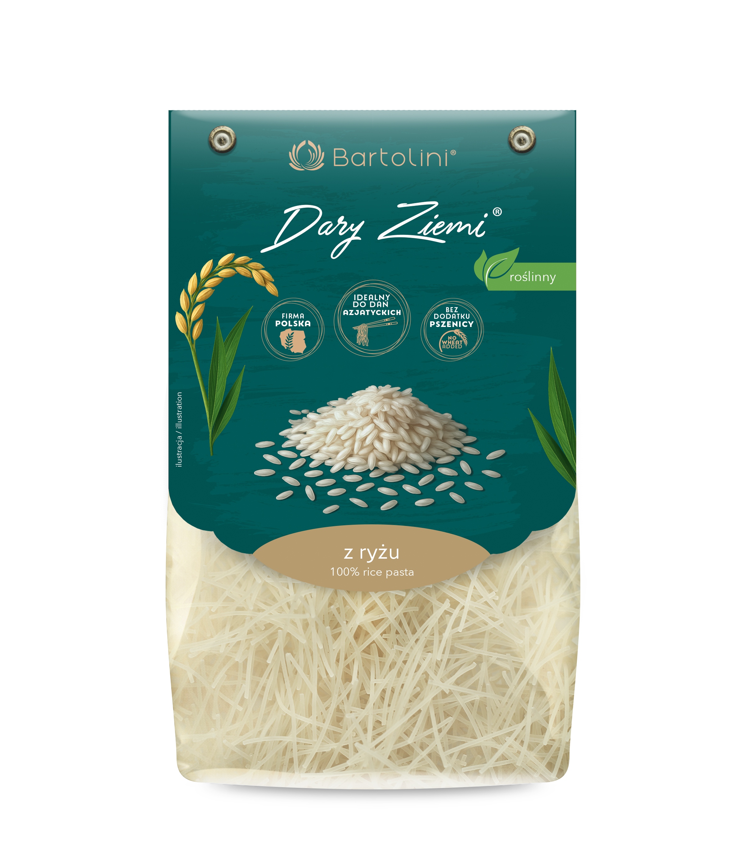 Makaron Bartolini Ryżowy Nitka 250G
