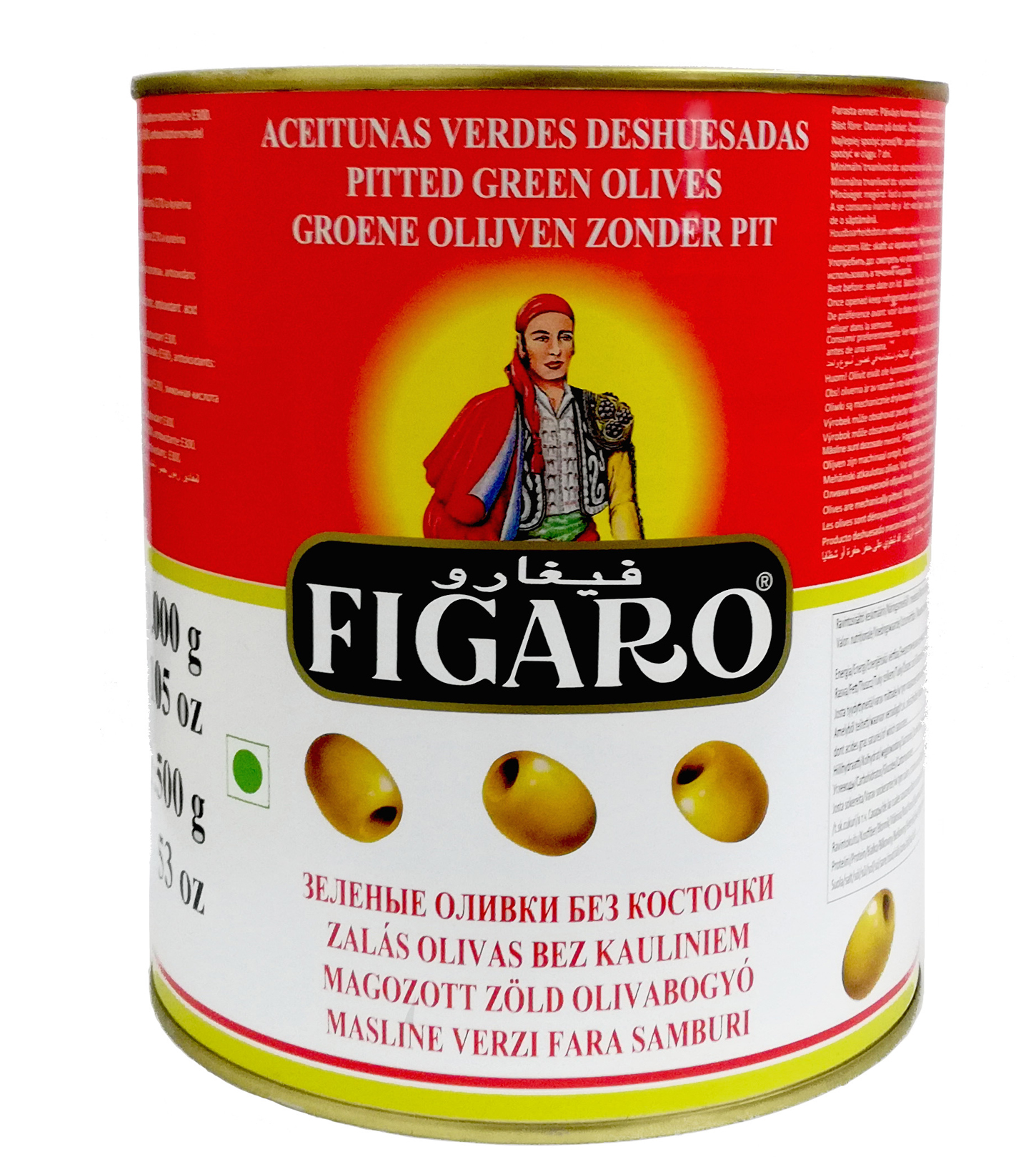 Oliwki Zielone Drylowane 3000G/1500G Figaro