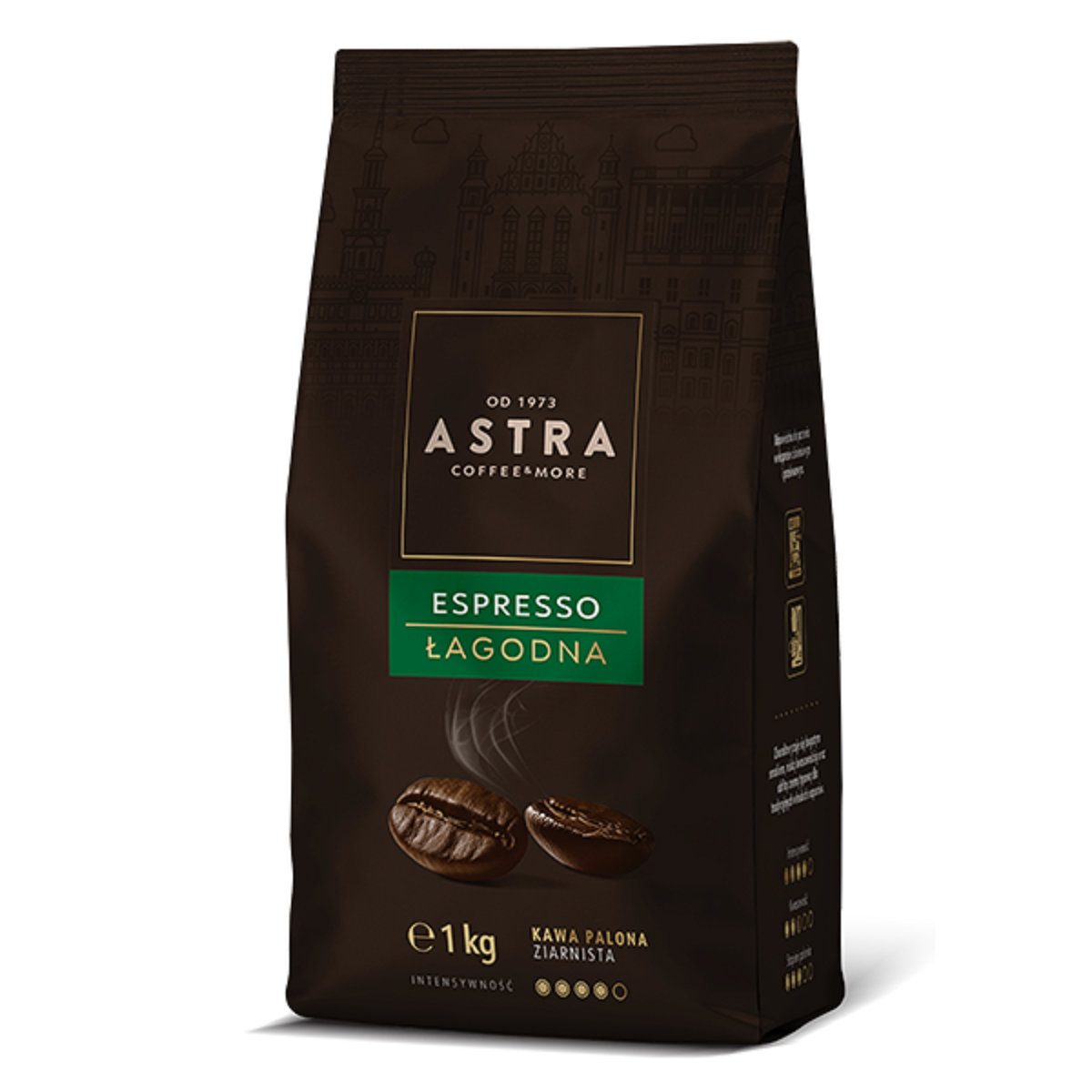 Astra Kawa Łagodna Espresso 1Kg Ziarnista
