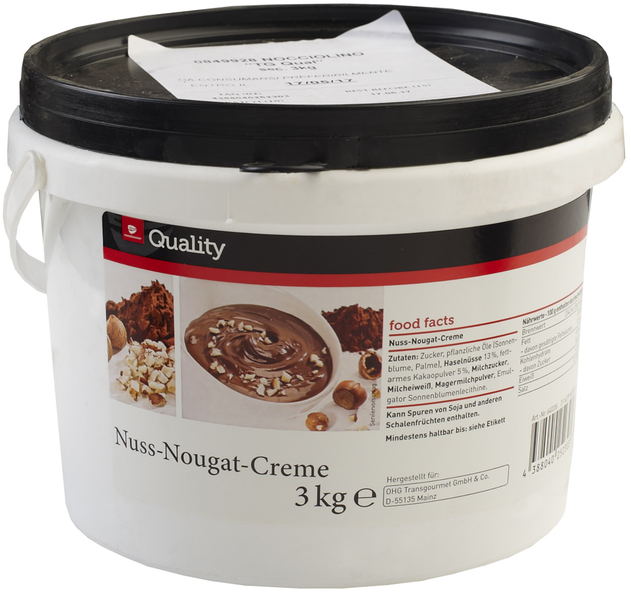 Tgq Krem Orzechowo-Nugatowy 3Kg