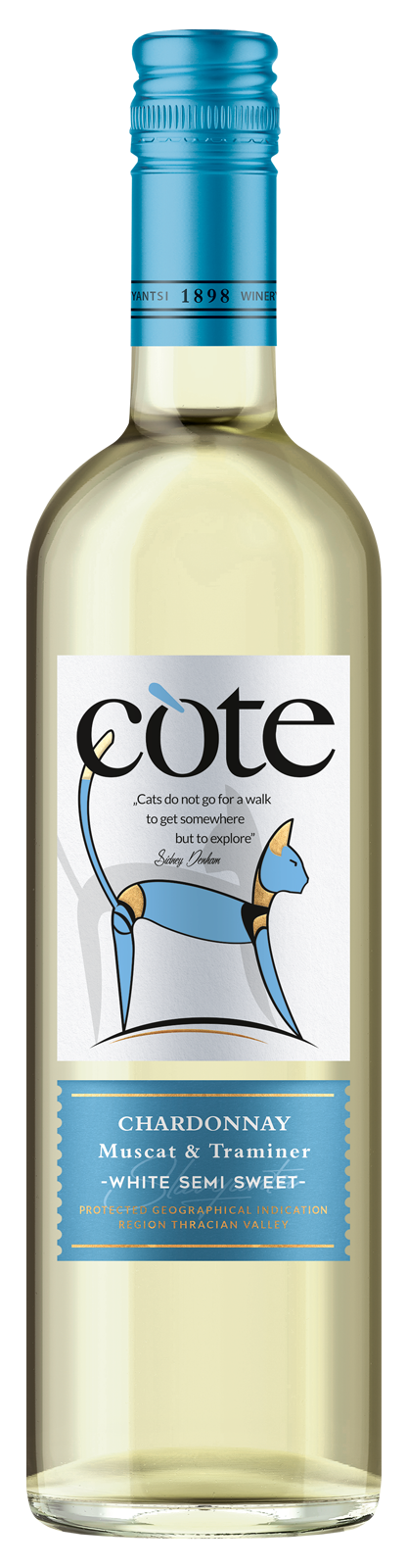 Cote White Semi Sweet 0,75 L