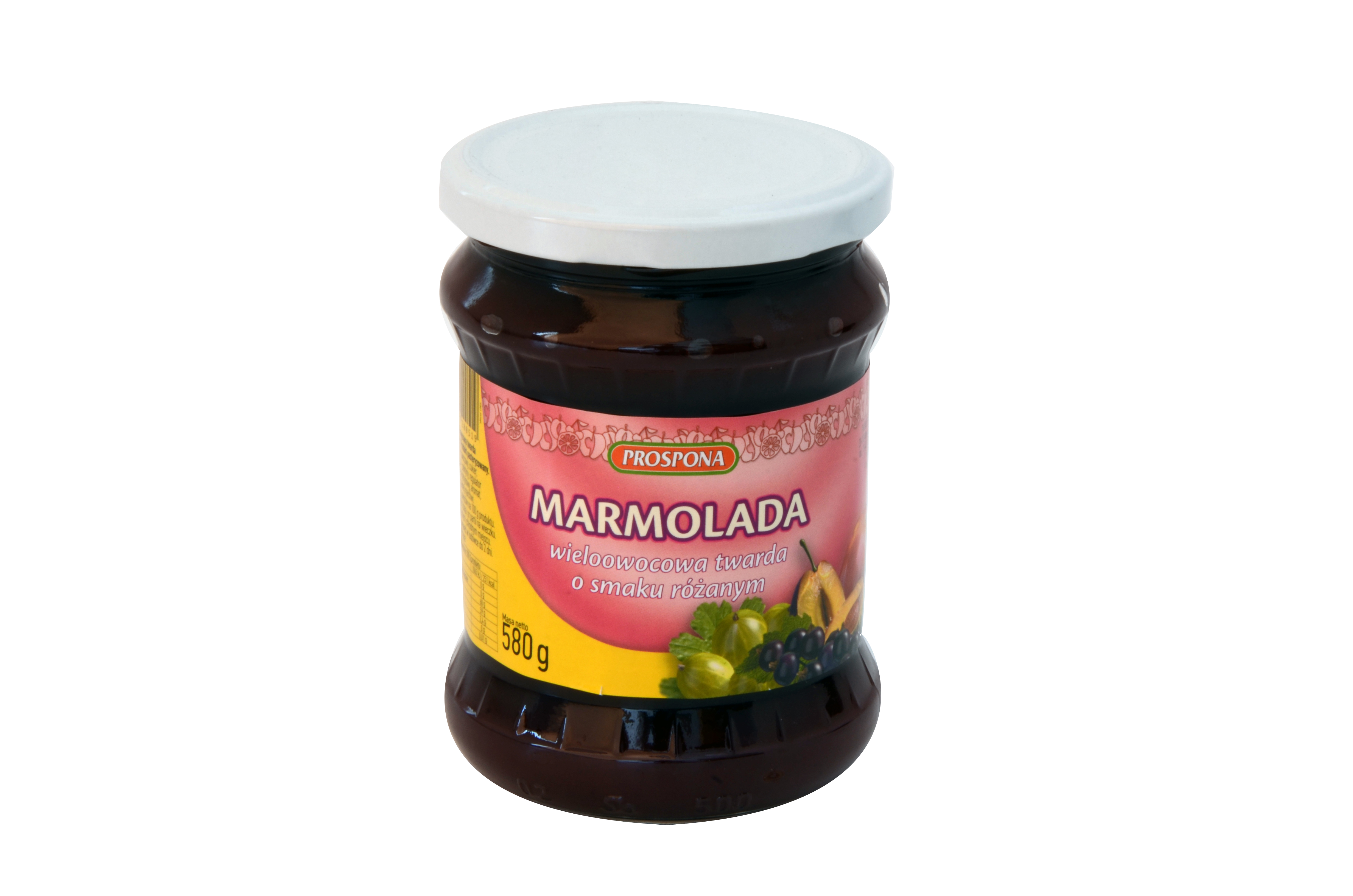 Prospona Marmolada Wieloowocowa Twarda 580G