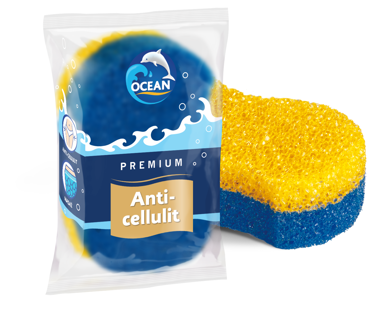 Ocean Gąbka Do Kąpieli I Masażu Anti-Cellulit