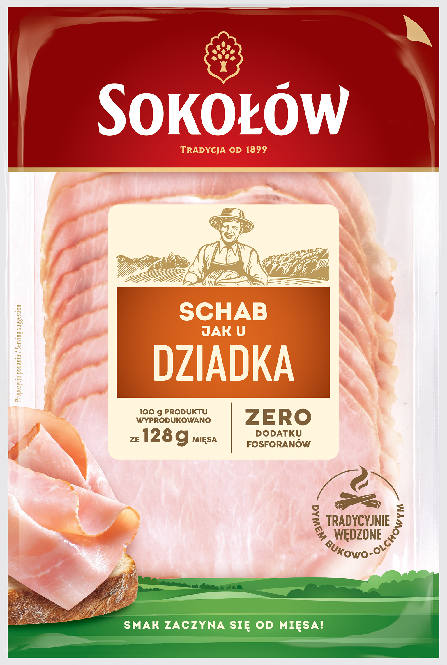 Schab Jak U Dziadka Plastry 100 G Sokołów