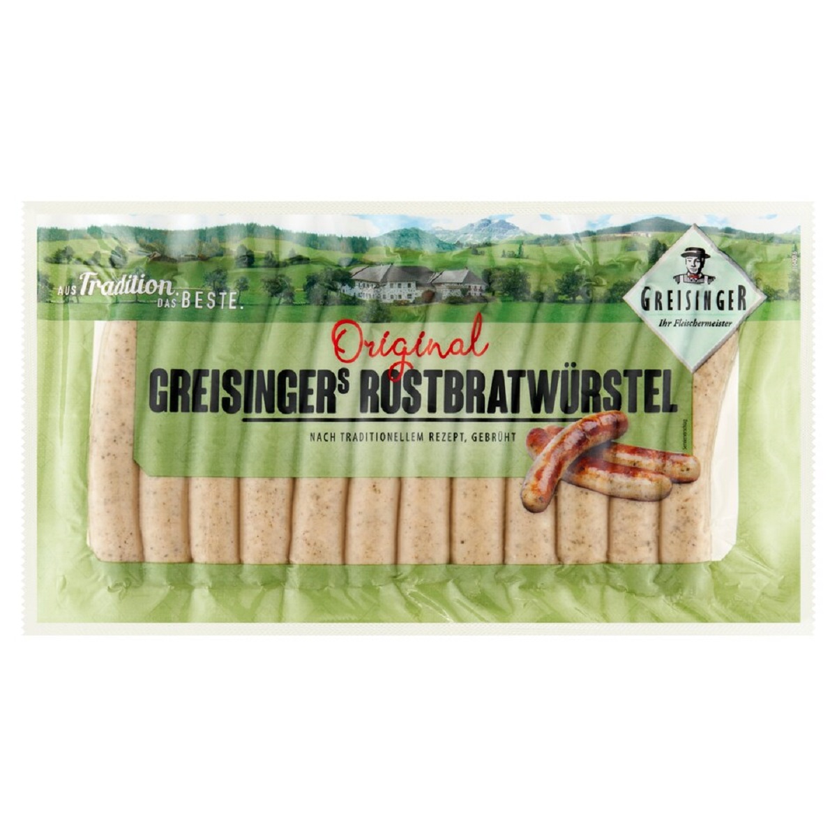 Rostbratwurstel Kiełbaska Grillowa 250G Greisinger