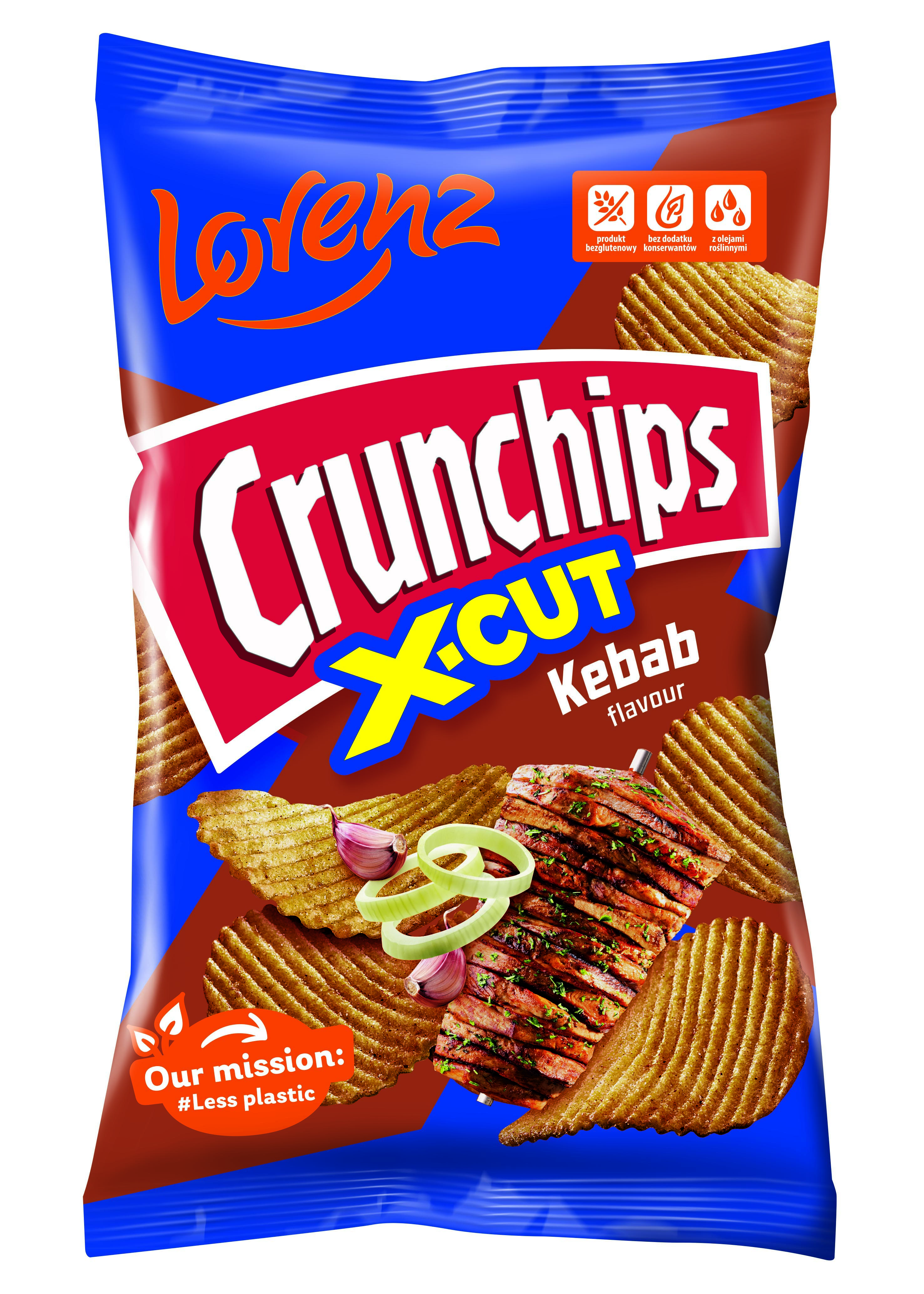 Crunchips X-Cut Kebab 130G