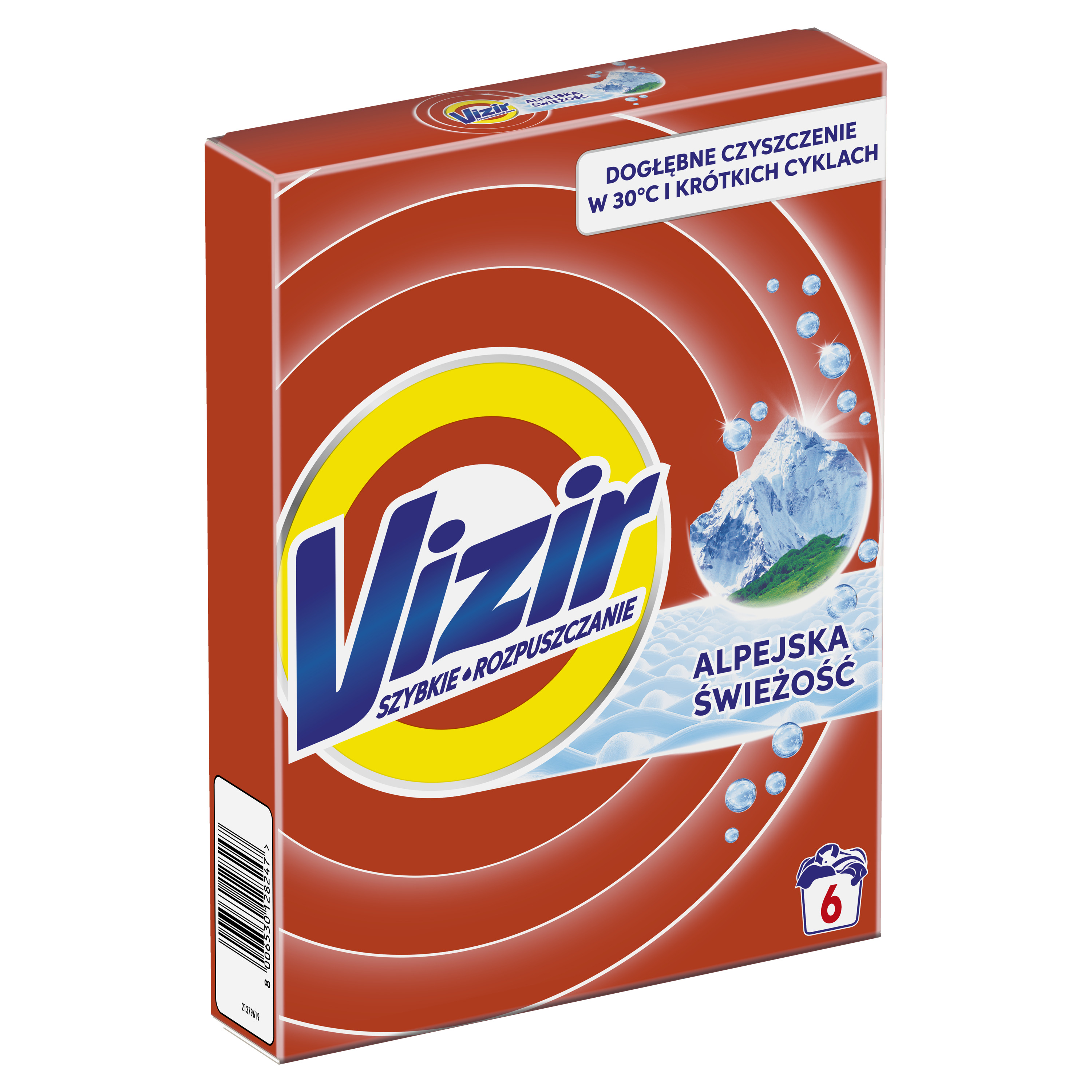 Vizir Proszek Do Prania, Alpine Fresh, 330 G, 6 Prań
