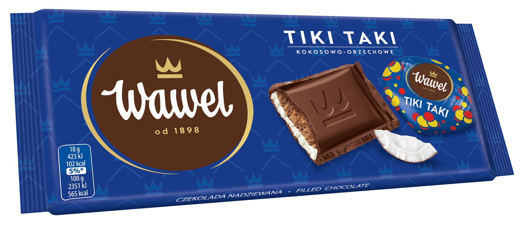 Wawel Czekolada Tiki-Taki 90G