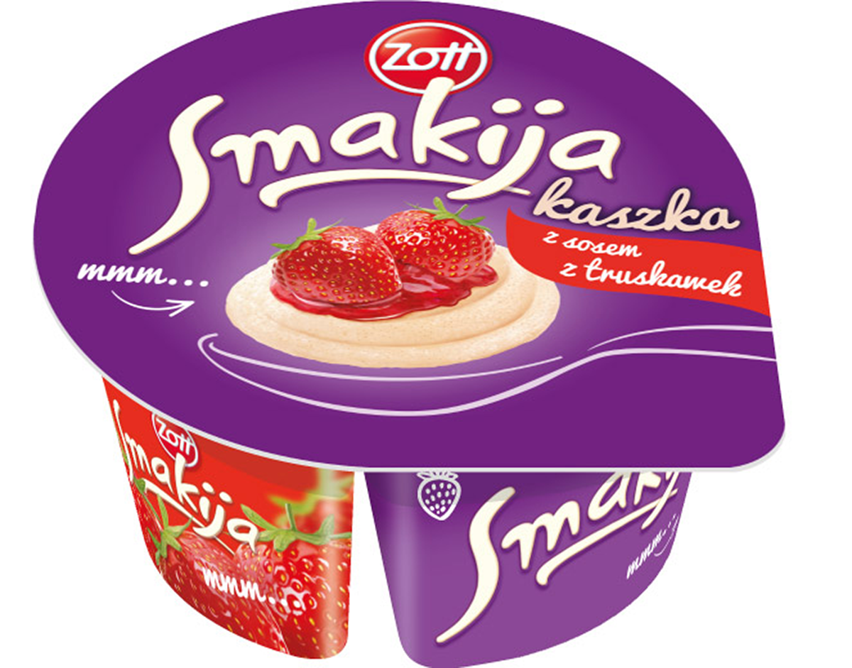 Smakija Kaszka Z Sosem Truskawkowym 130 G