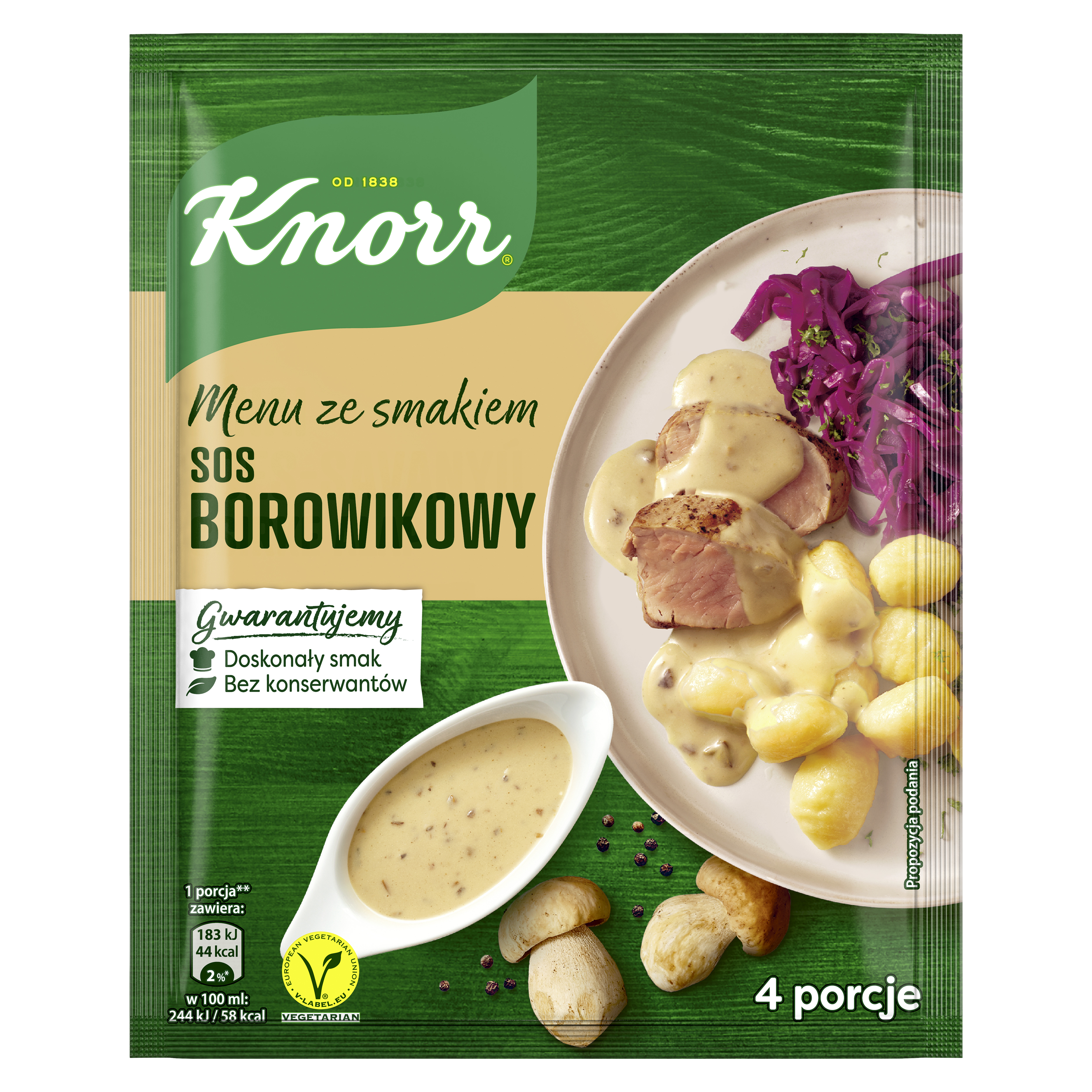 Knorr Menu Ze Smakiem Sos Sos Borowikowy 37 G