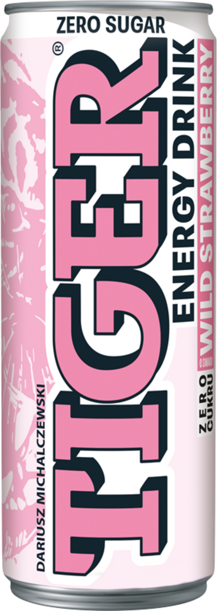 Tiger Zero Sugar O Smaku Wild Strawberry Gazowany Napój Energetyzujący 250 Ml