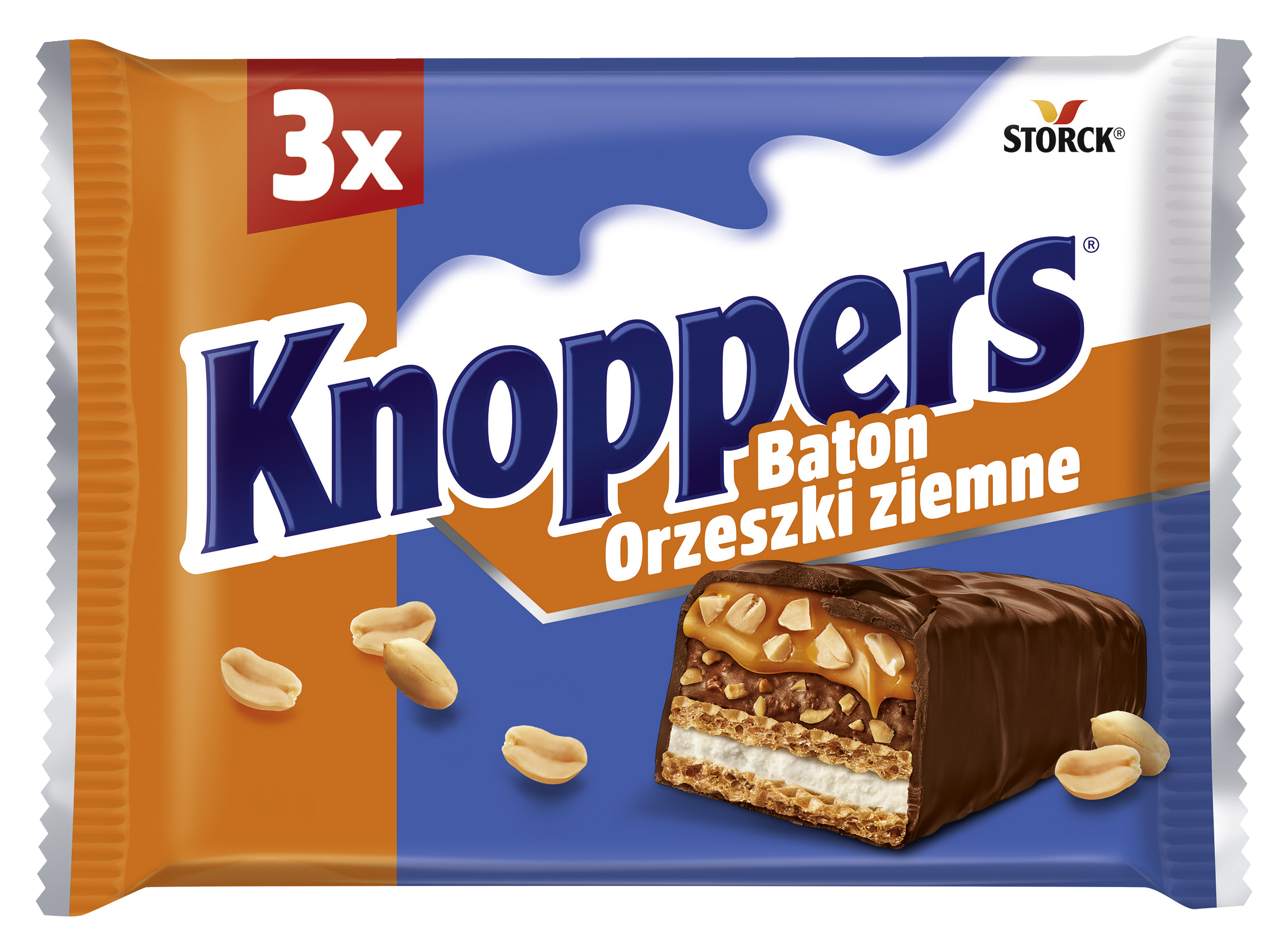 Knoppers Baton Orzeszki Ziemne 120G