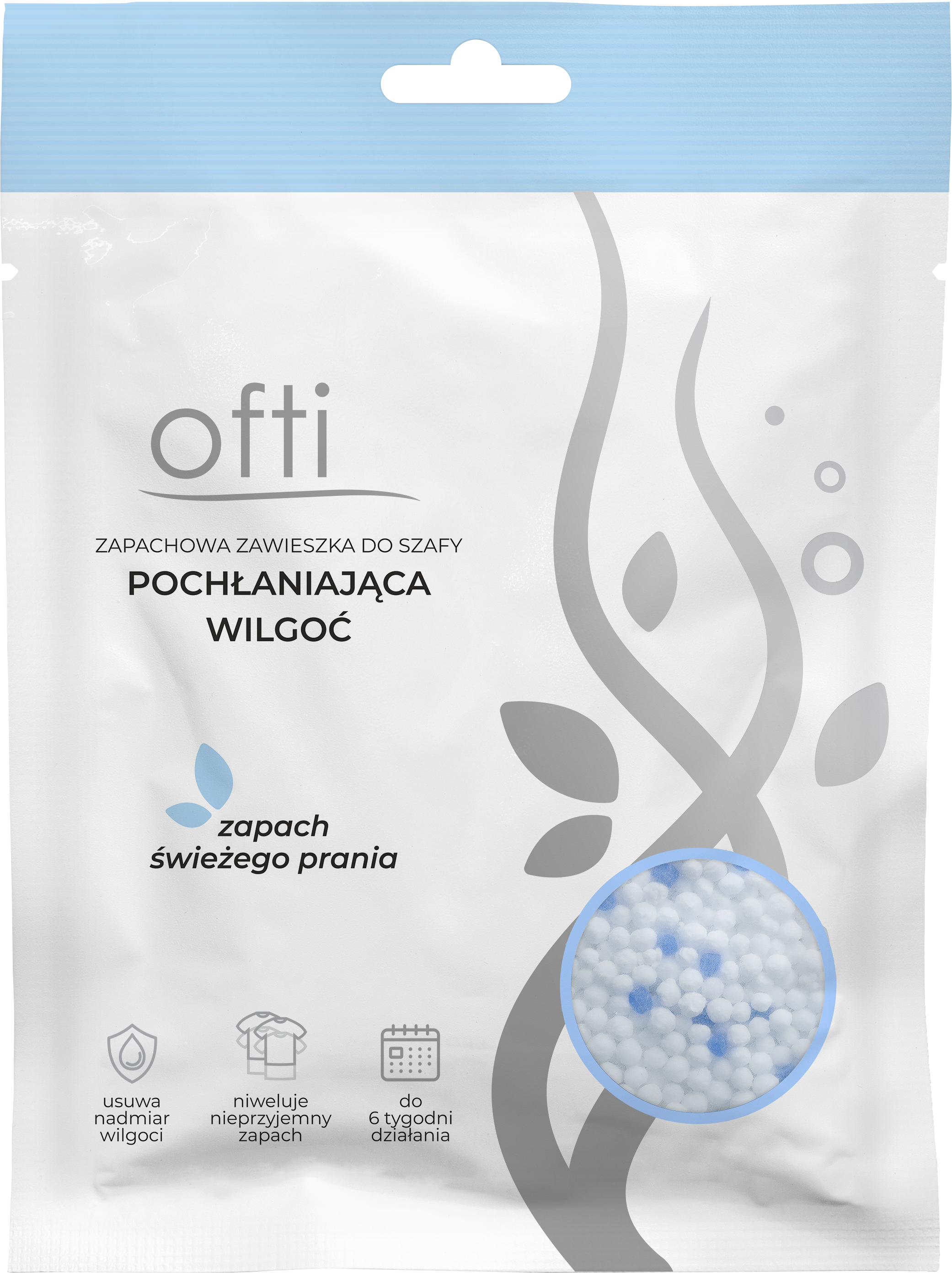 Ofti - Zapachowa Zawieszka Do Szafy Pochłaniająca Wilgoć