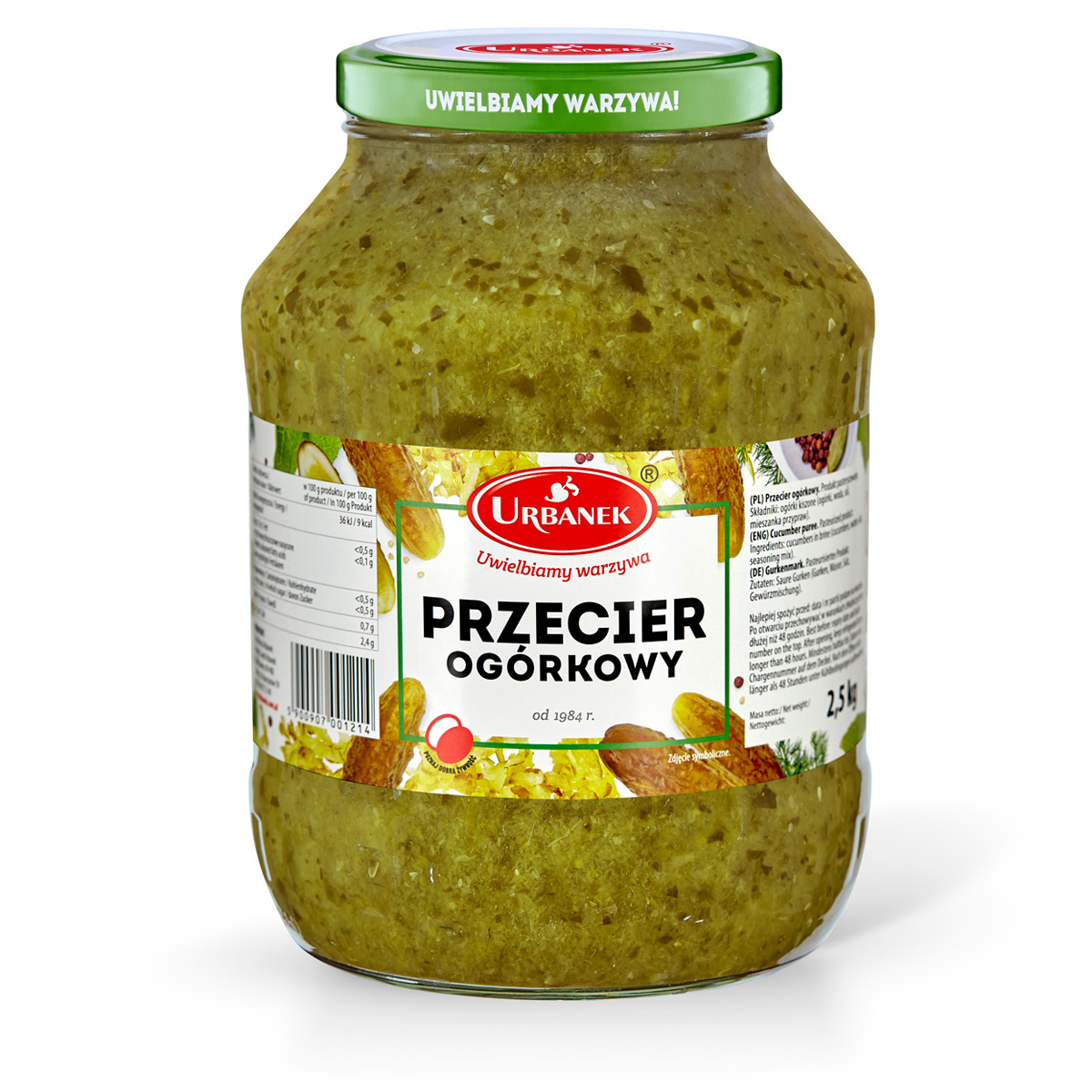 Przecier Ogórkowy 2,5Kg Urbanek