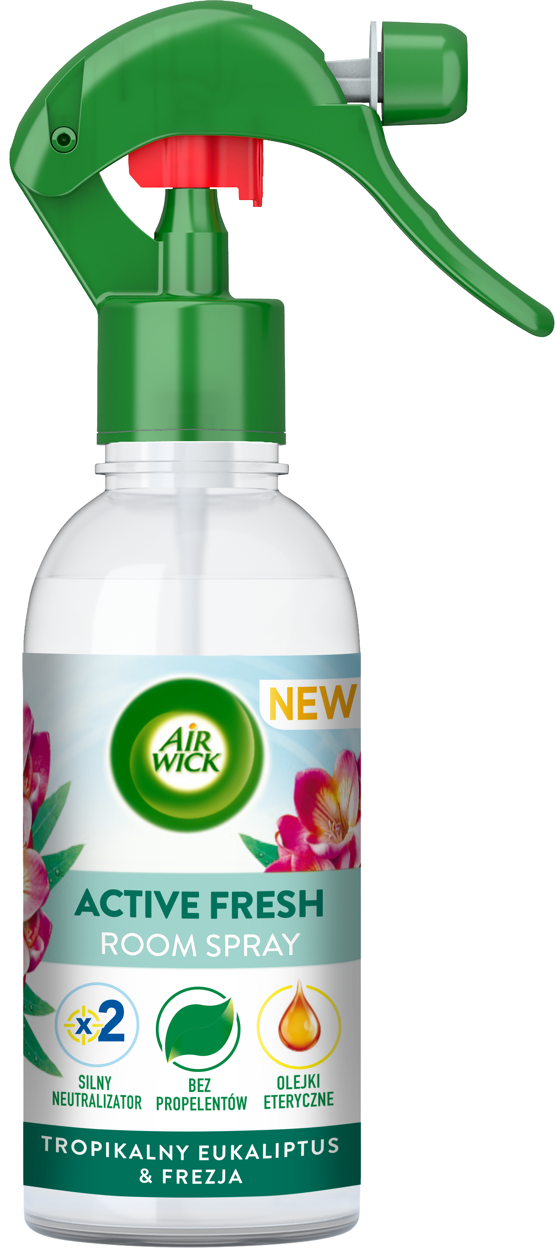 Air Wick Air Spray Tropikalny Eukaliptus & Frezja/Rainy Eucalyptus & Freesia 237Ml