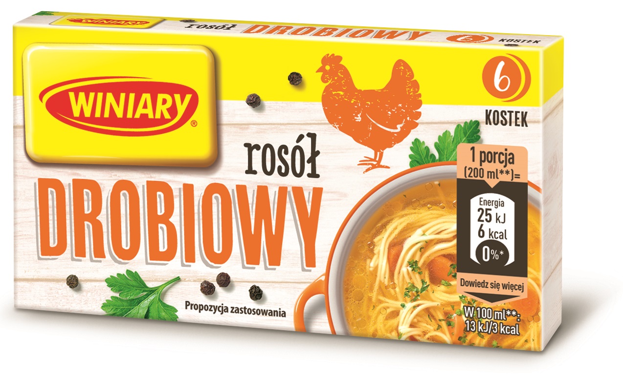 Winiary Rosół Drobiowy 60G (6 Kostek)