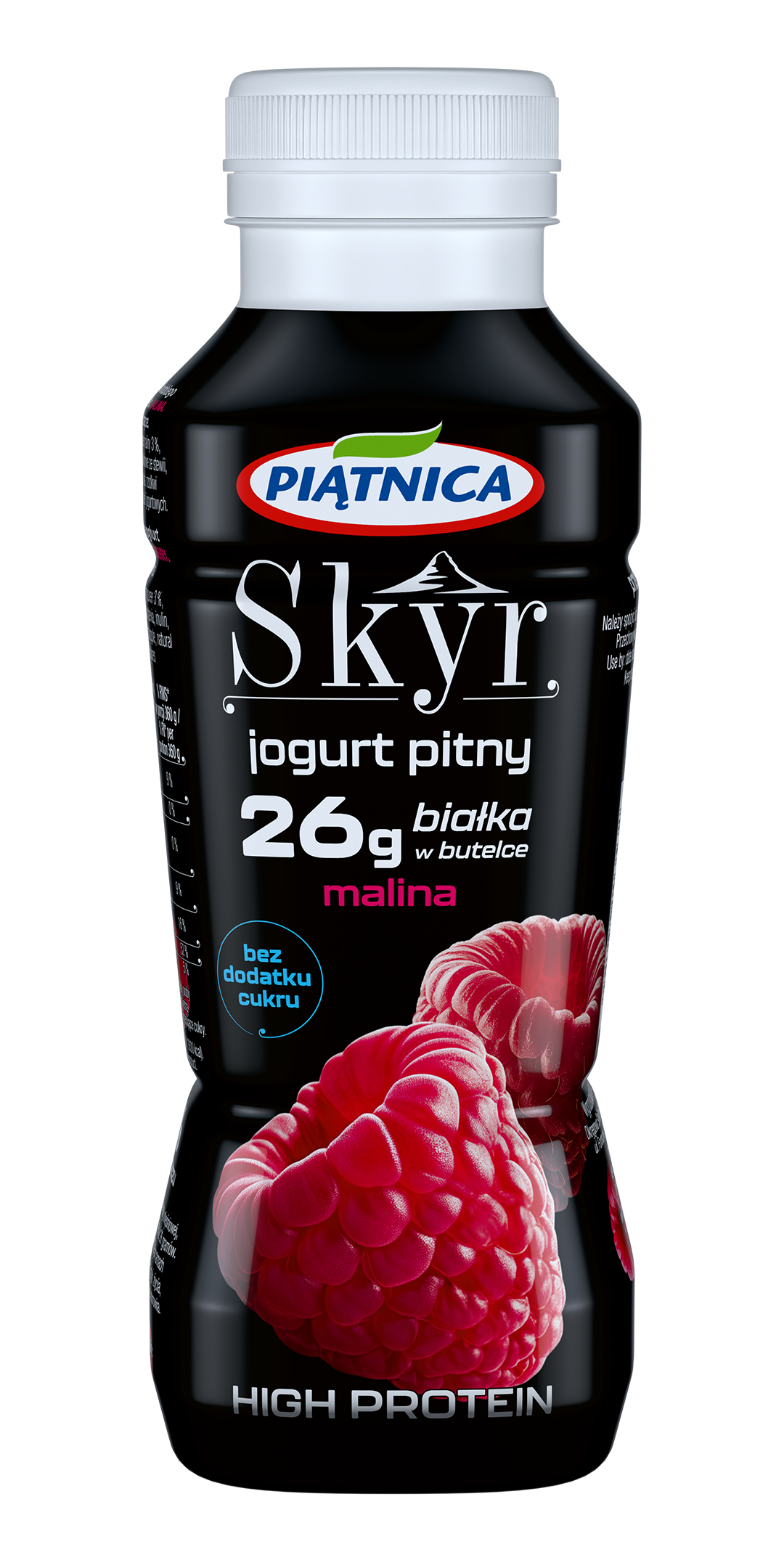 Piątnica Skyr Jogurt Pitny Wysokobiałkowy Malina 360 G