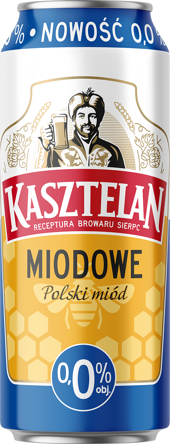 Kasztelan Miodowe 0% 500 Ml Puszka