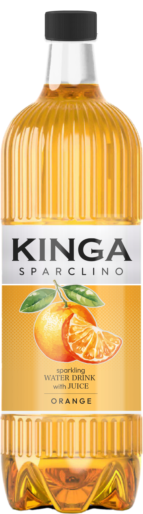 Kinga Sparclino Napój Orange 1000Ml Pet Kaucja