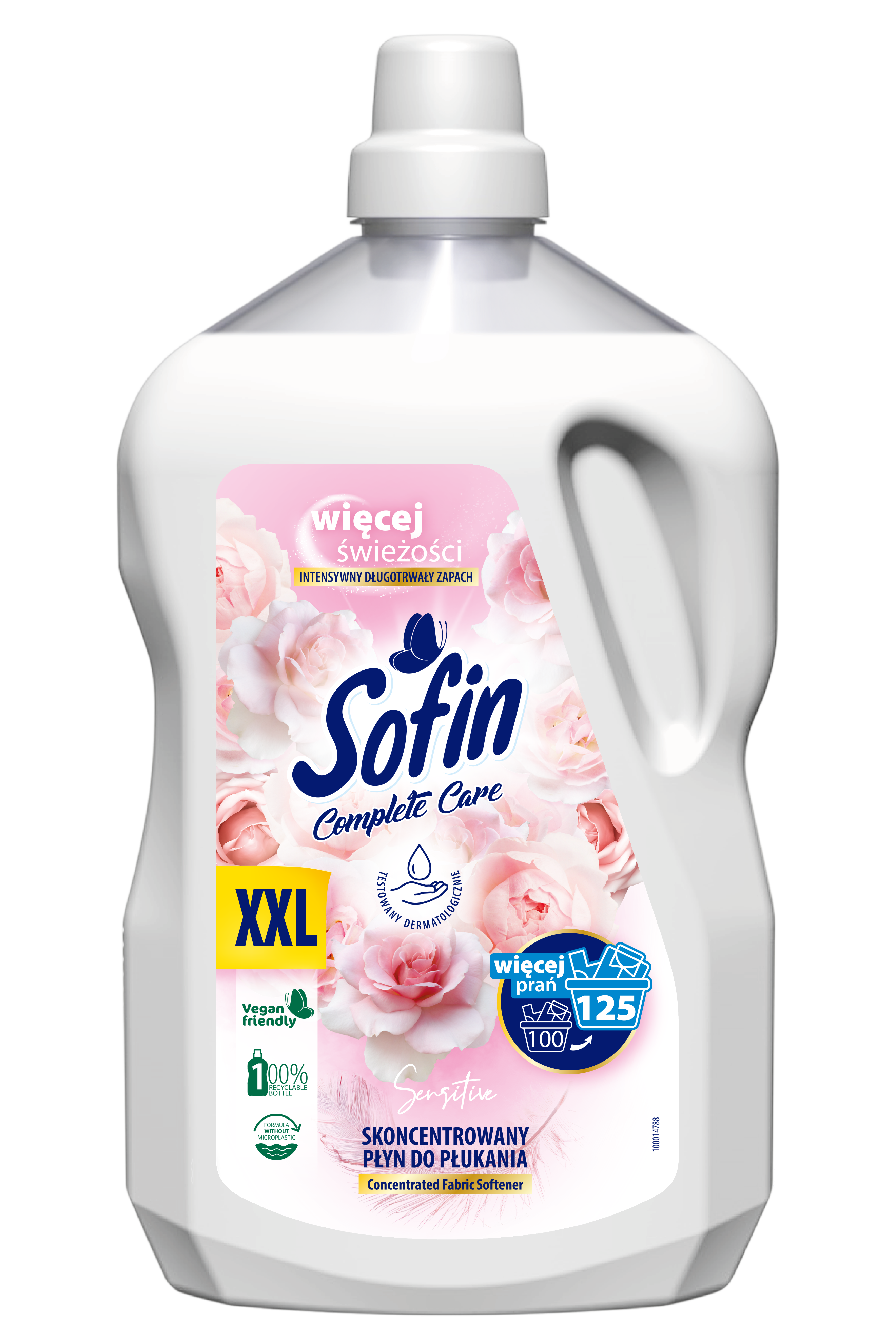 Sofin Complete Care & Sensitive Skoncentrowany Płyn Do Płukania Tkanin 2,5L