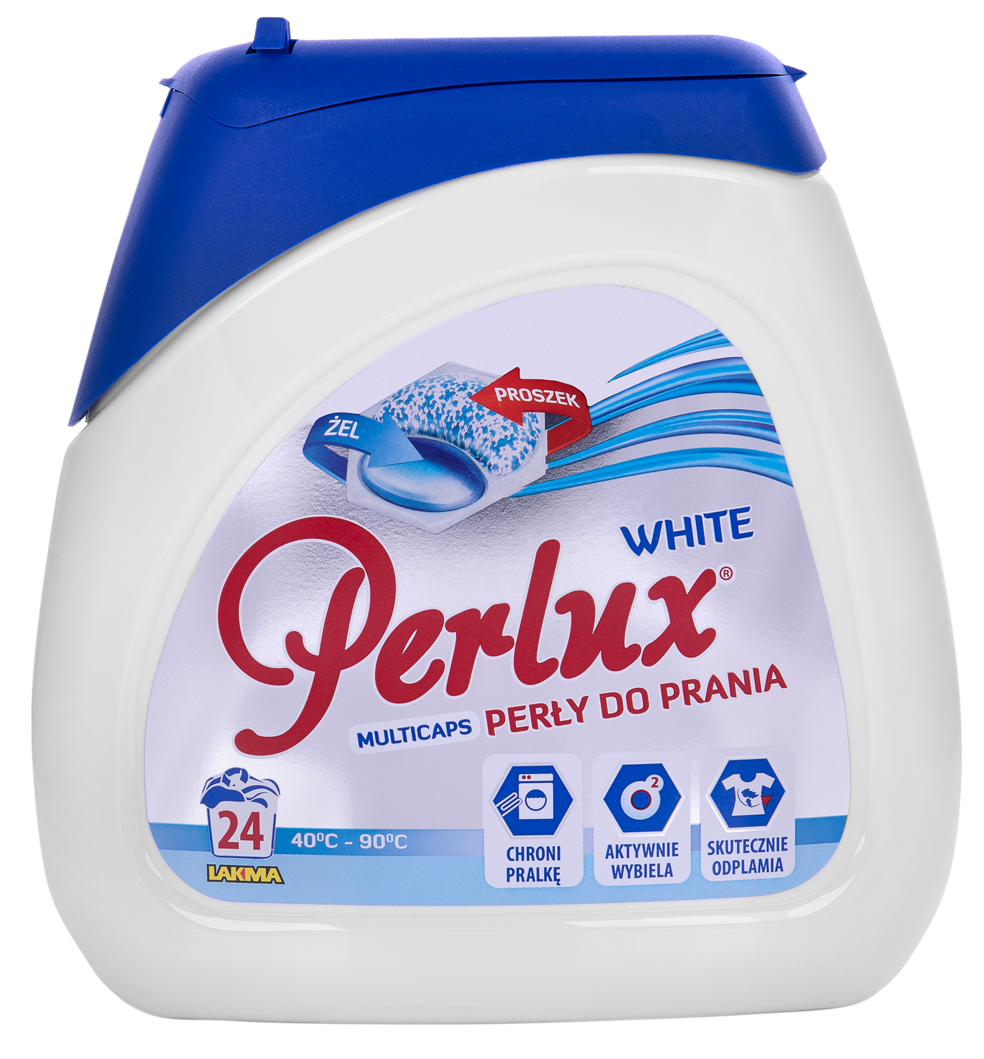 Perlux Perły Piorące White Heksagon 24 Sztuki