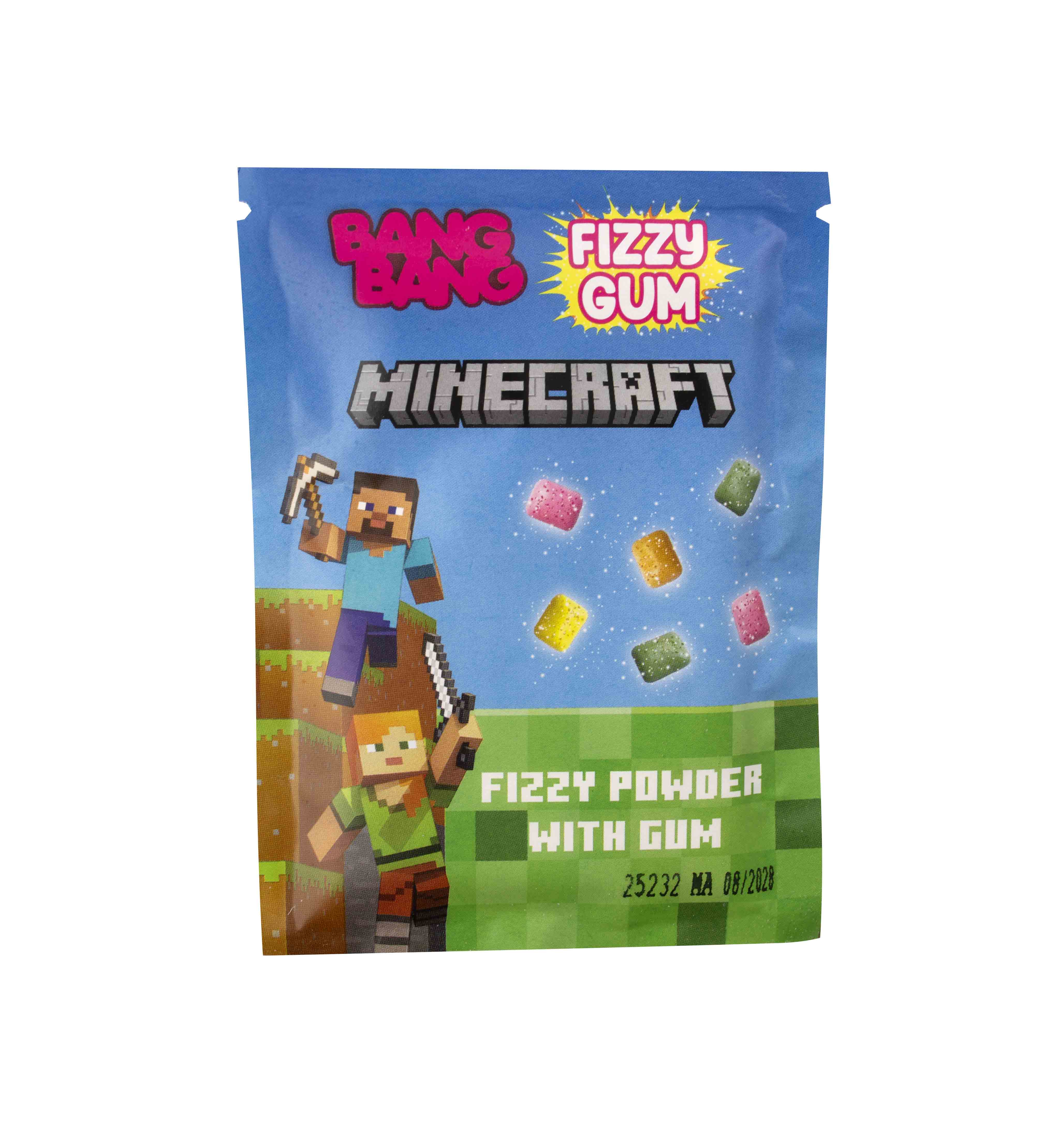 Sweet'Nfun Minecraft Bang Bang Fizzy Gum 22,5 G