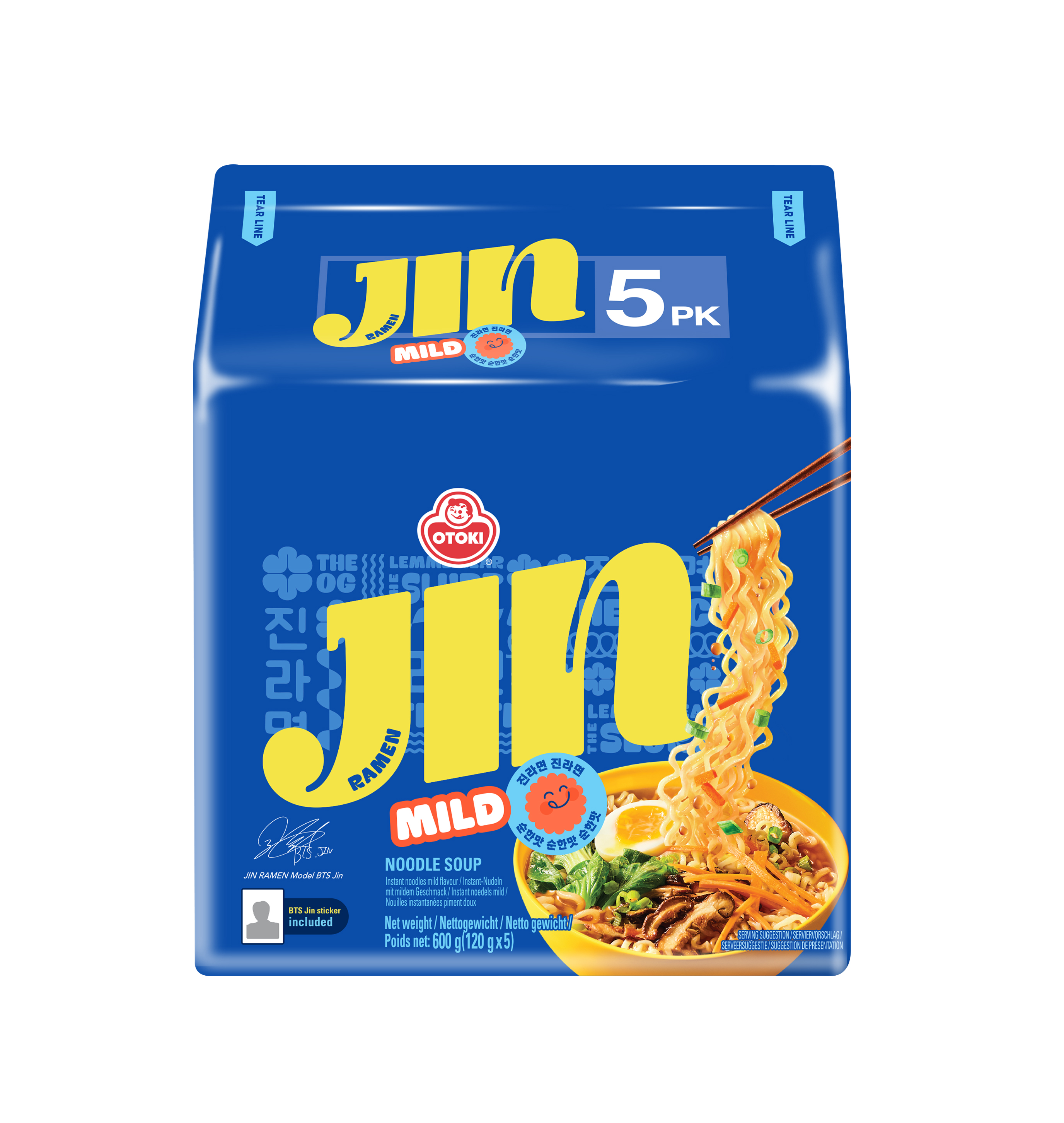 Otoki Jin Zupa Instant Ramen Mild 120G
