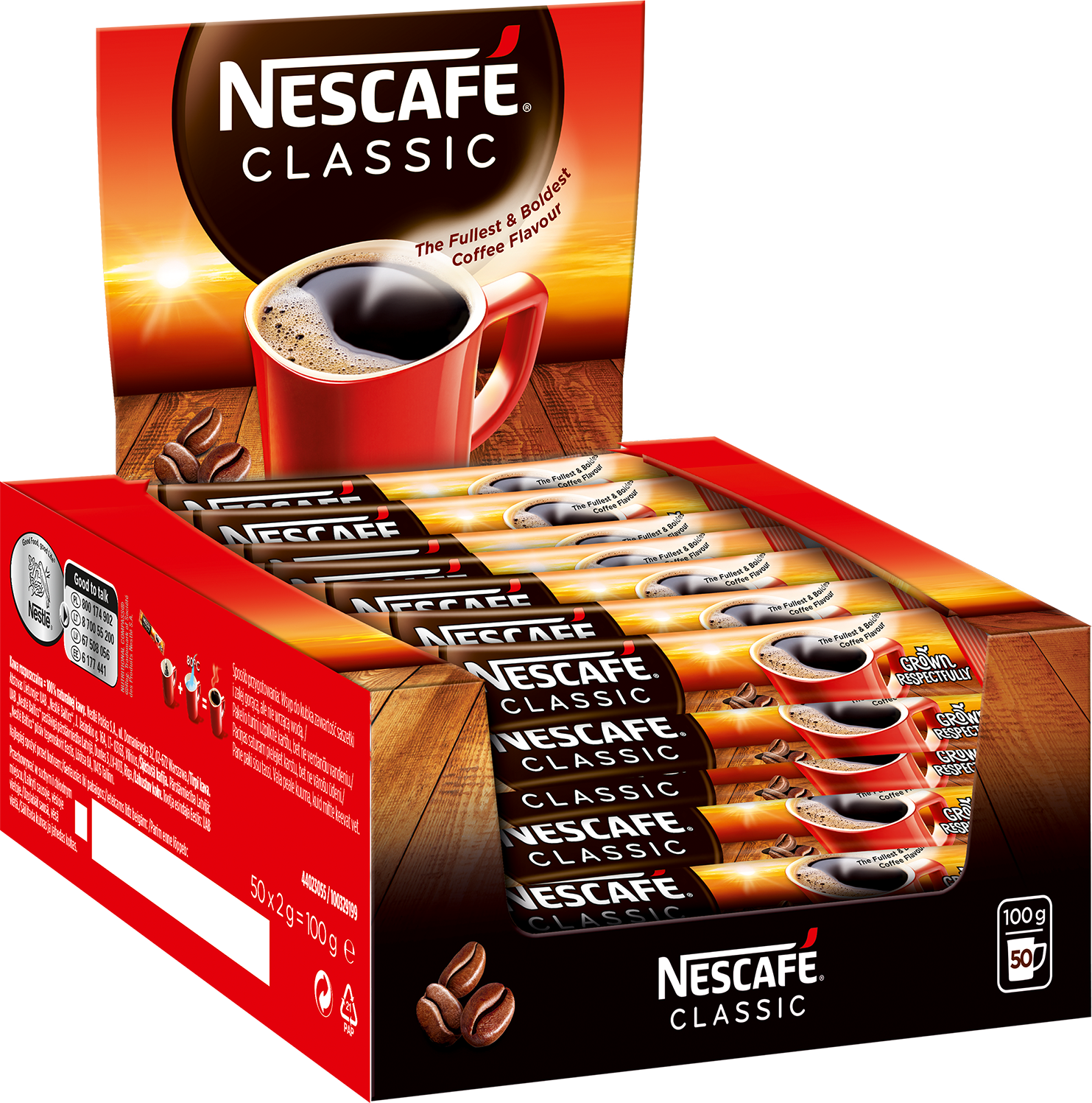 Nescafe Classic 50 Szt. X 2 G