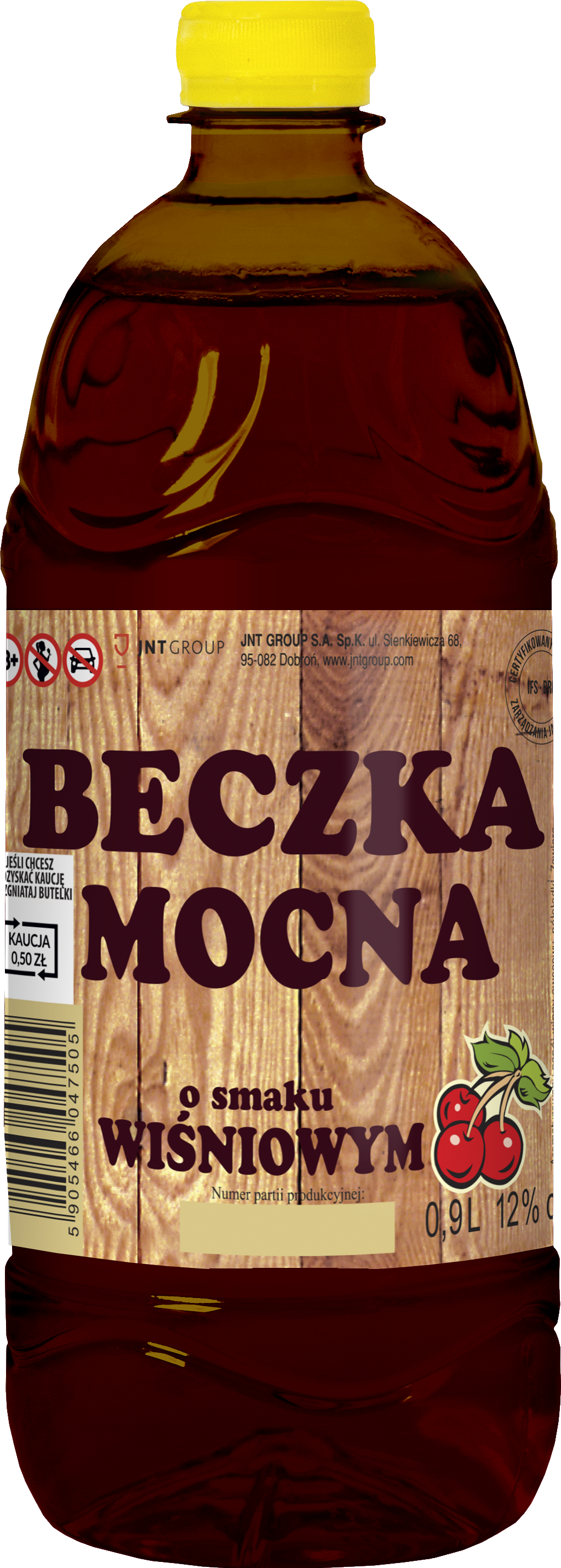 Beczka Wiśnia 900 Ml 12% Kaucja