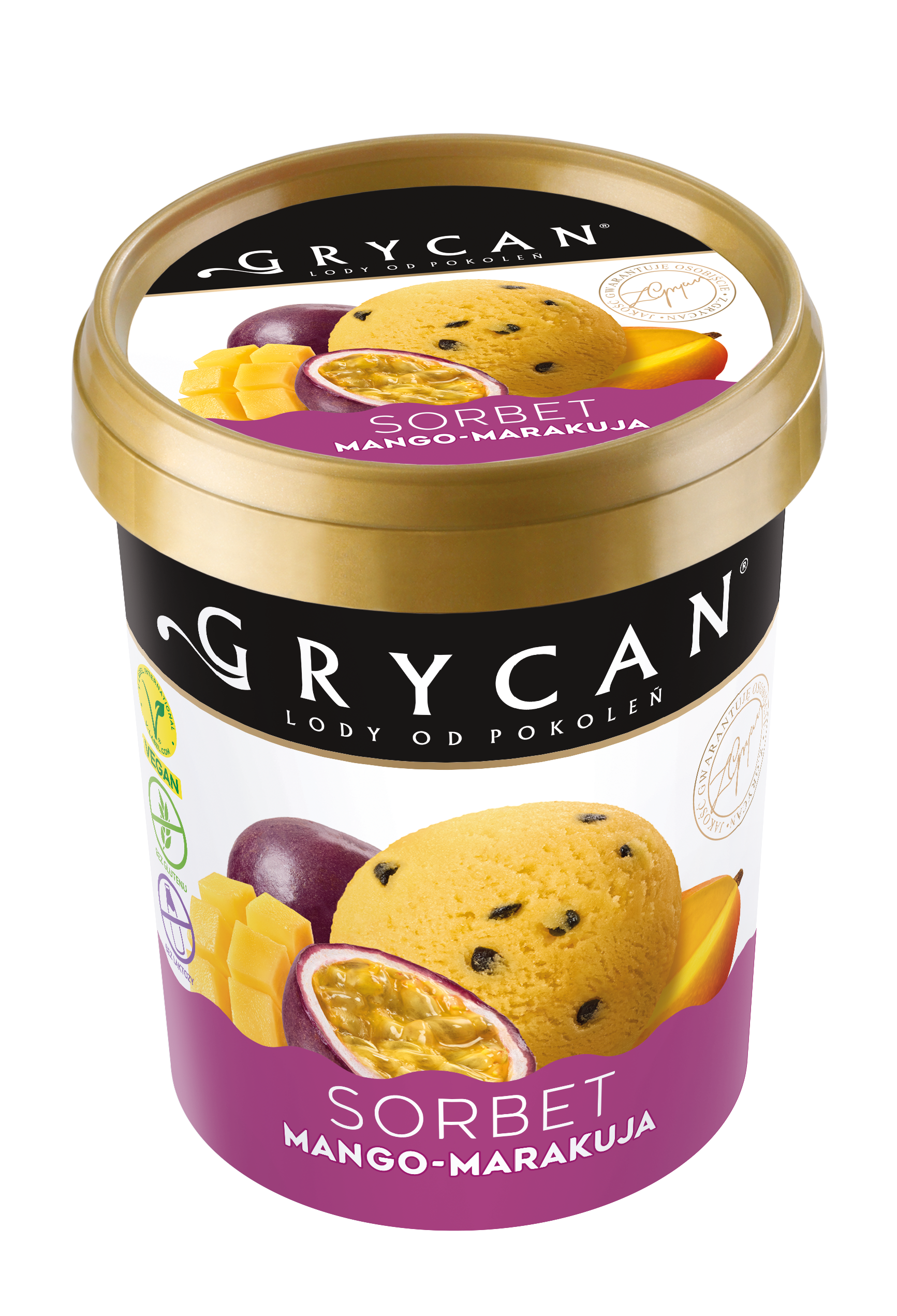 Grycan Lody Familijne Sorbet Z Mango I Marakuji 500Ml.