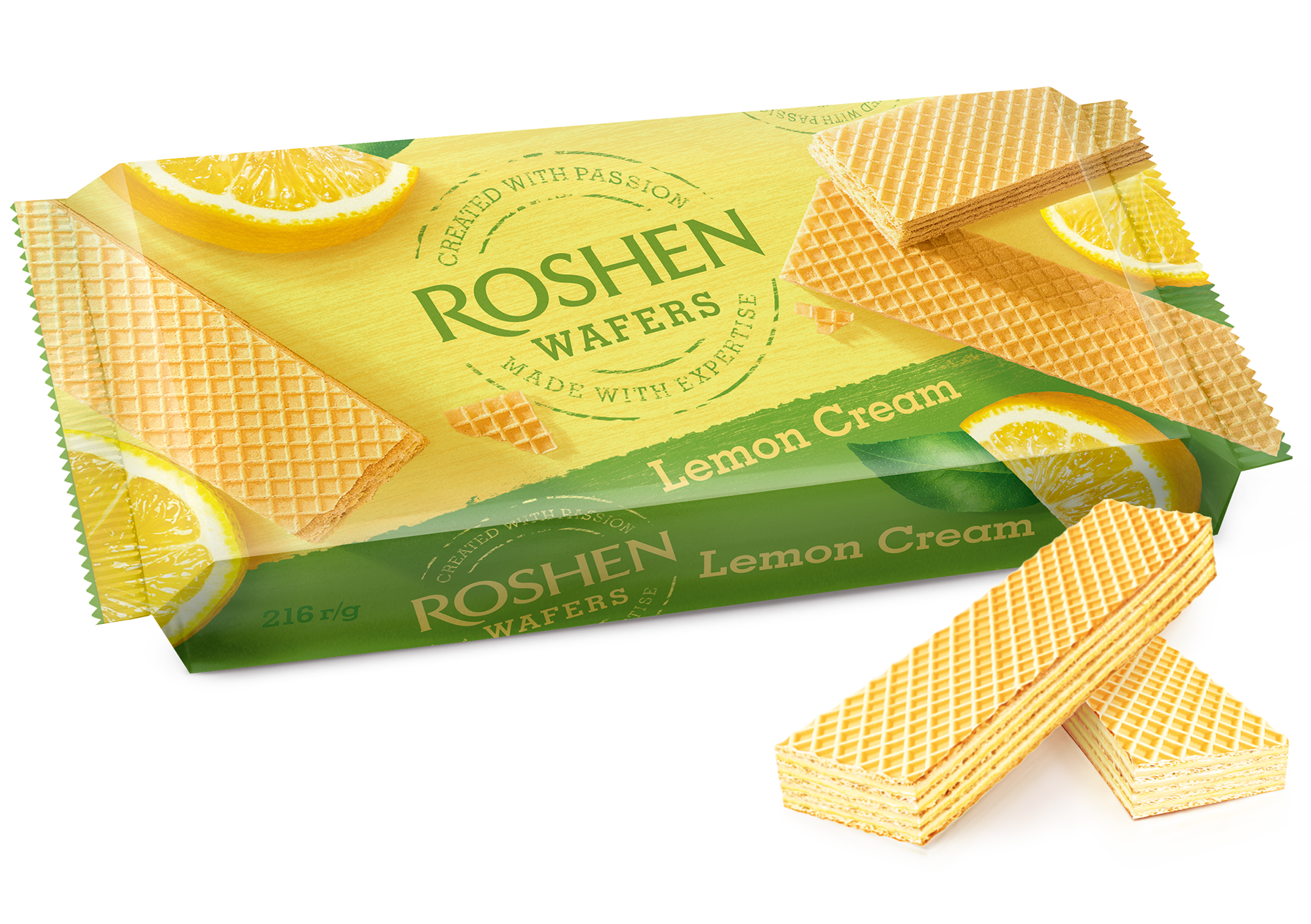 Wafers Roshen Lemon 216 G