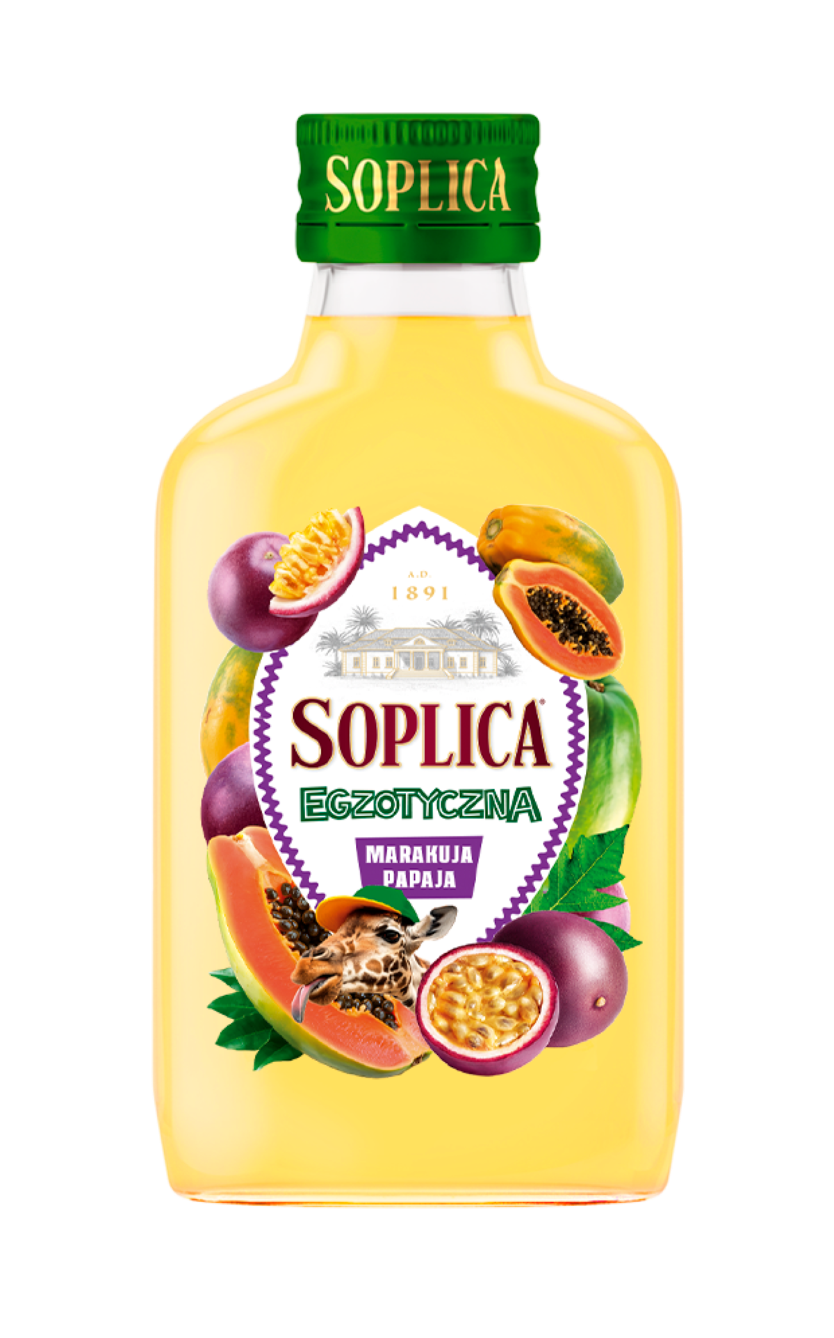 Likier Soplica Egzotyczna Marakuja Papaja 0,09L 21%