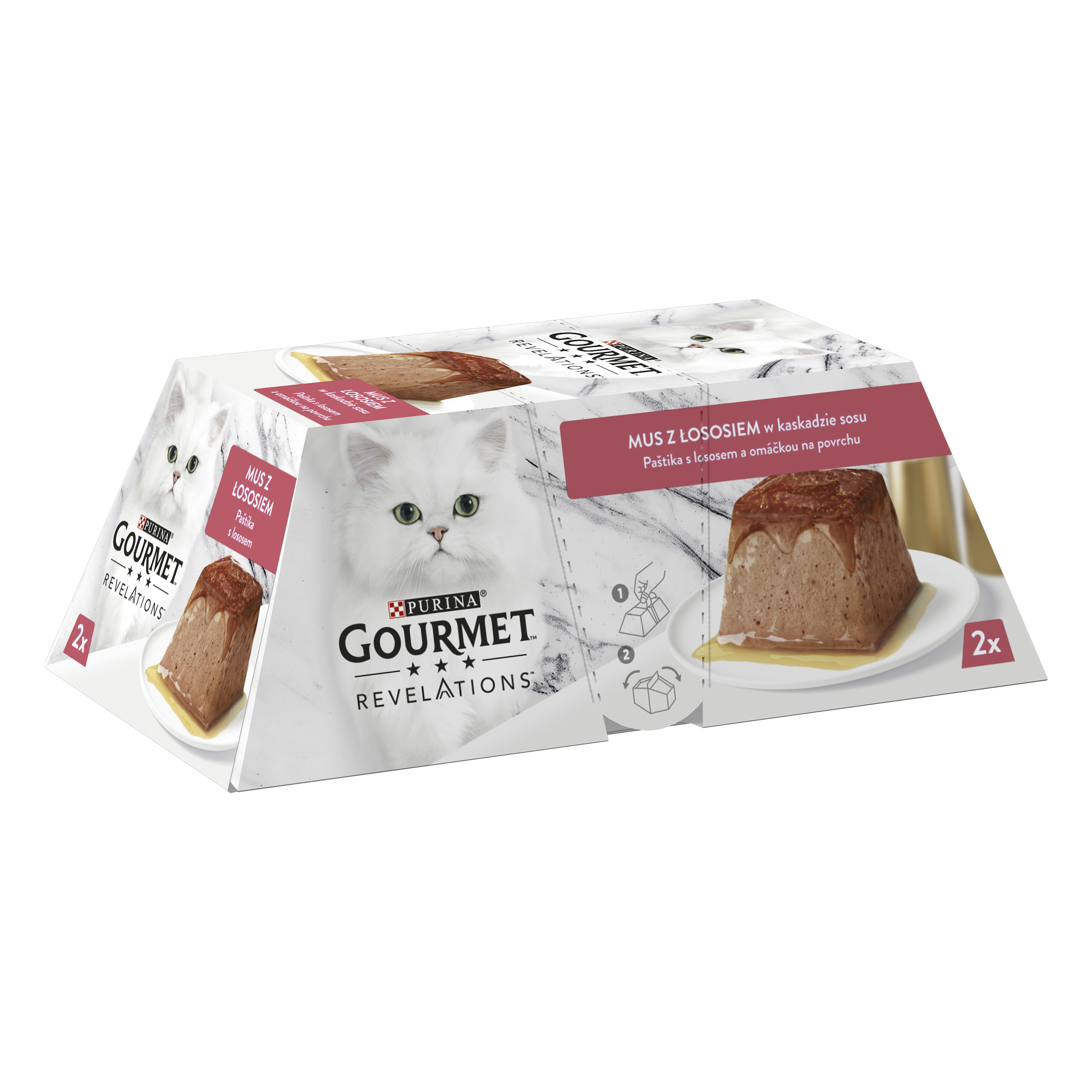 Gourmet Revelations Mus Z Łososiem 2 X 57 G