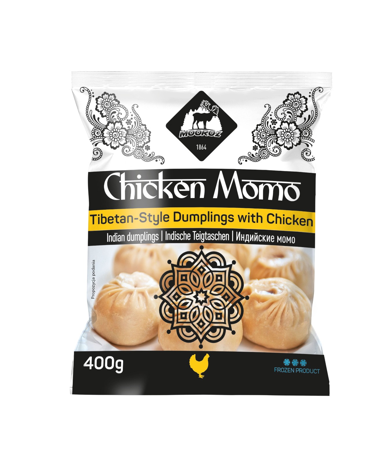 Mooroz Pierożki Momo Z Kurczakiem 400 G