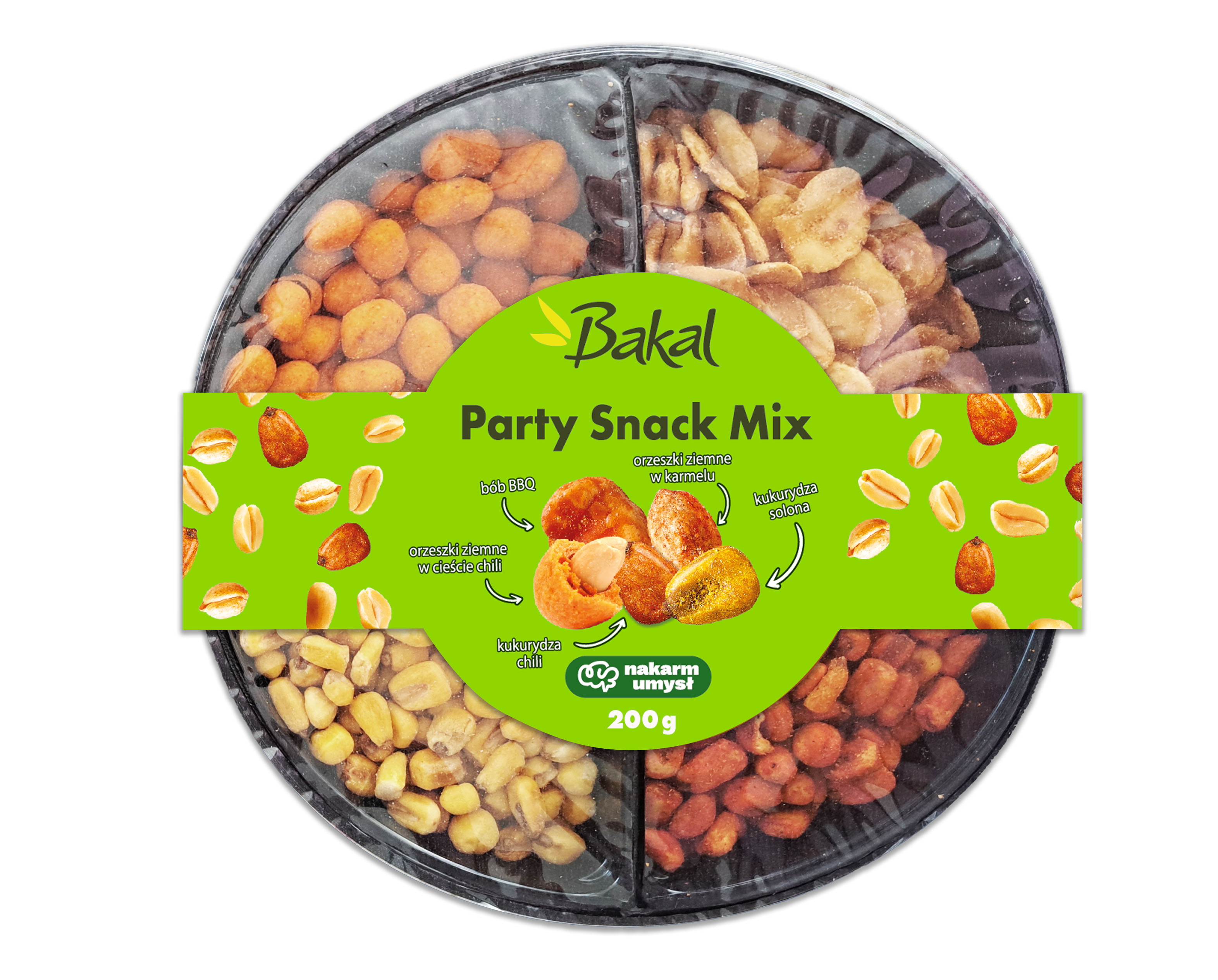Bakal Tacka Party Snack Mix Z Bobem Bbq 200G