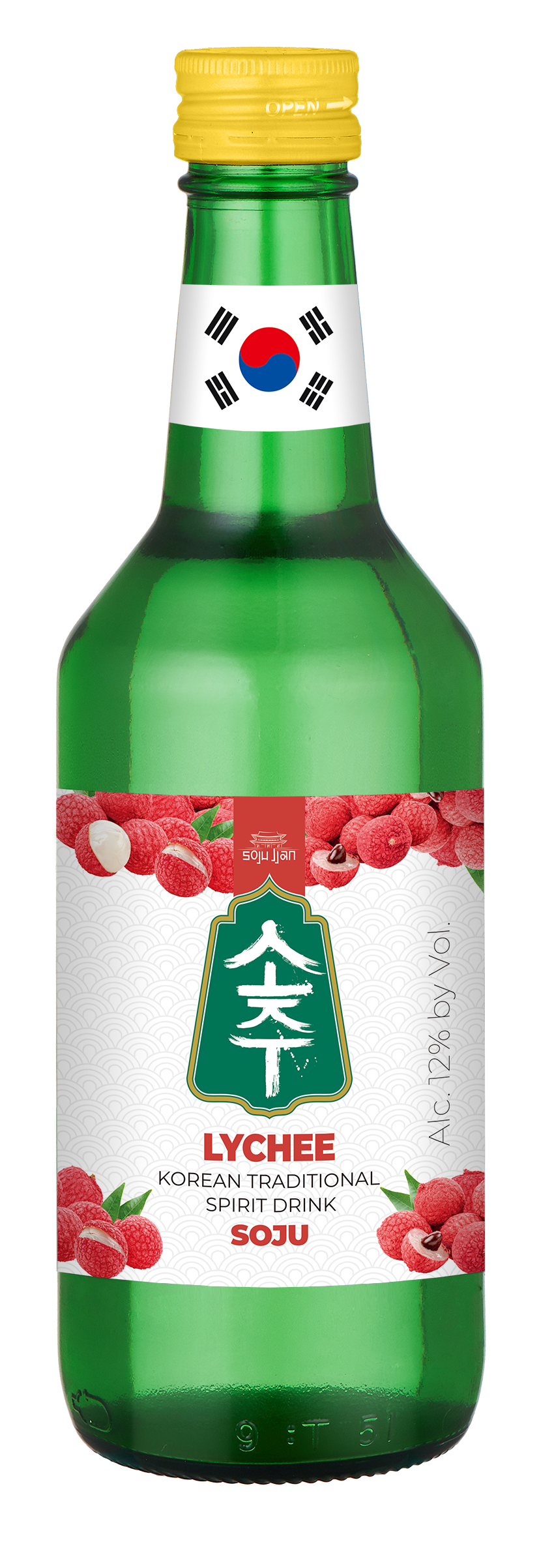 Soju Jjan Lychee 12% 350 Ml