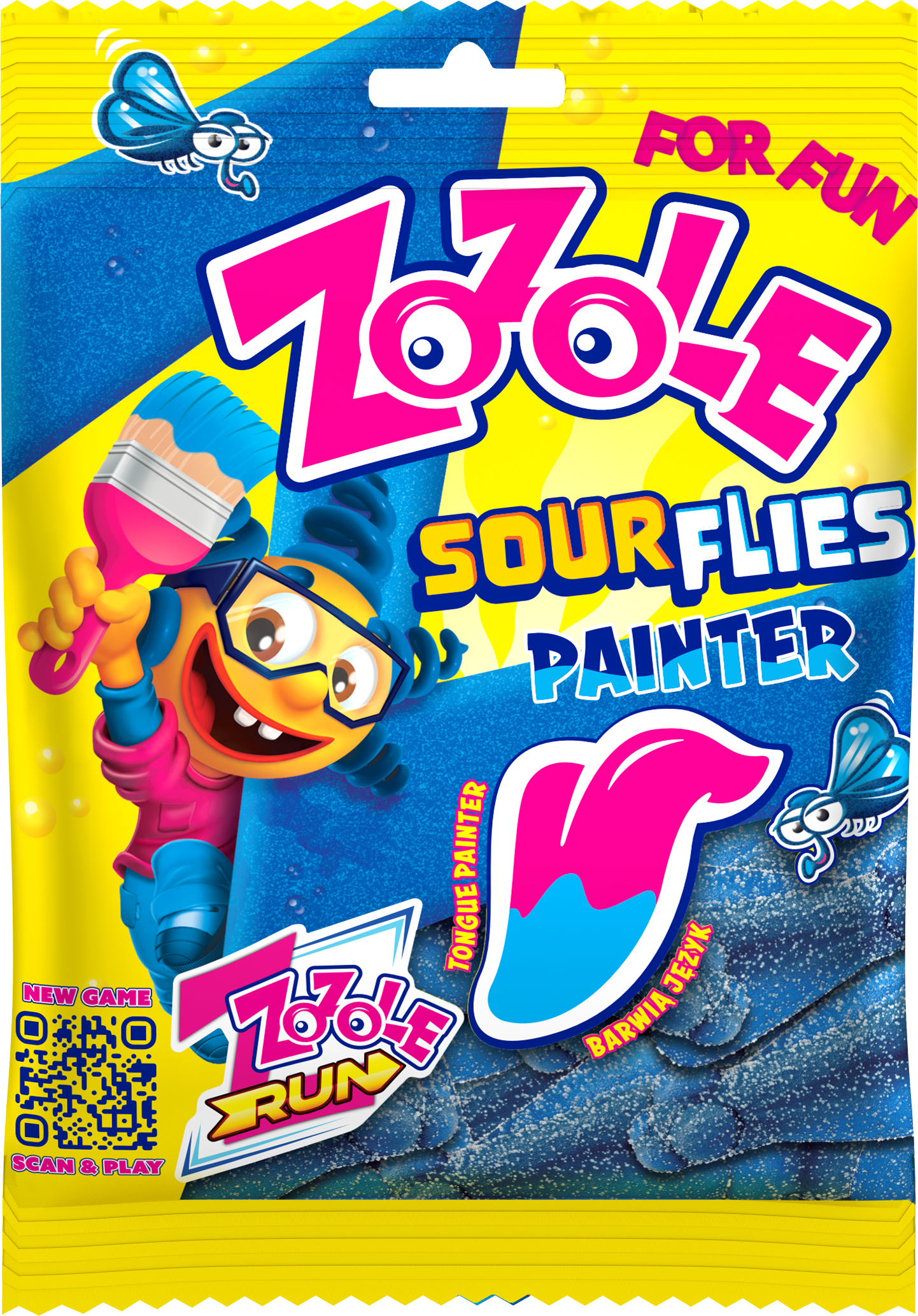 Żelki Zozole Kwaśne Muchy 75G