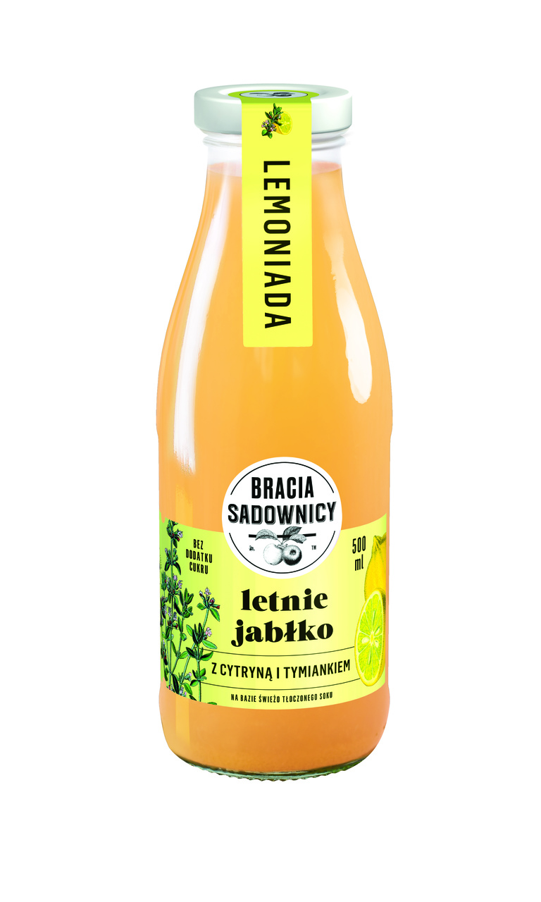 Letnie Jabłko Z Cytryną I Tymiankiem 500 Ml Bracia Sadownicy