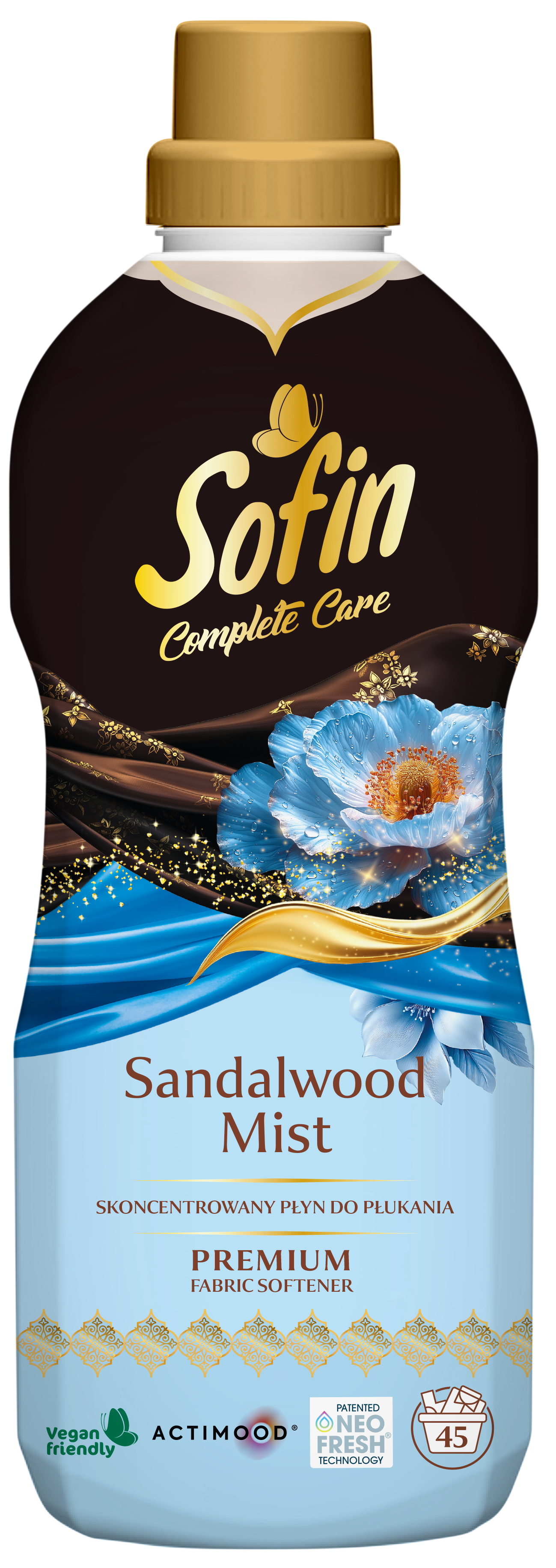 Sofin Complete Care Skoncentrowany Płyn Do Płukania Tkanin Sandalwood Mist 0,81L