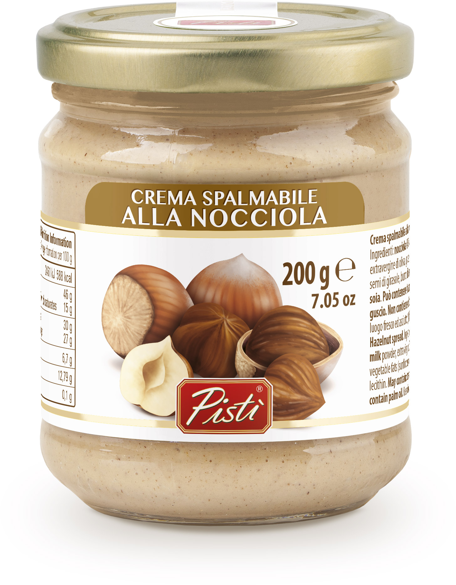 Pisti Krem Orzechowy 45% 200 G