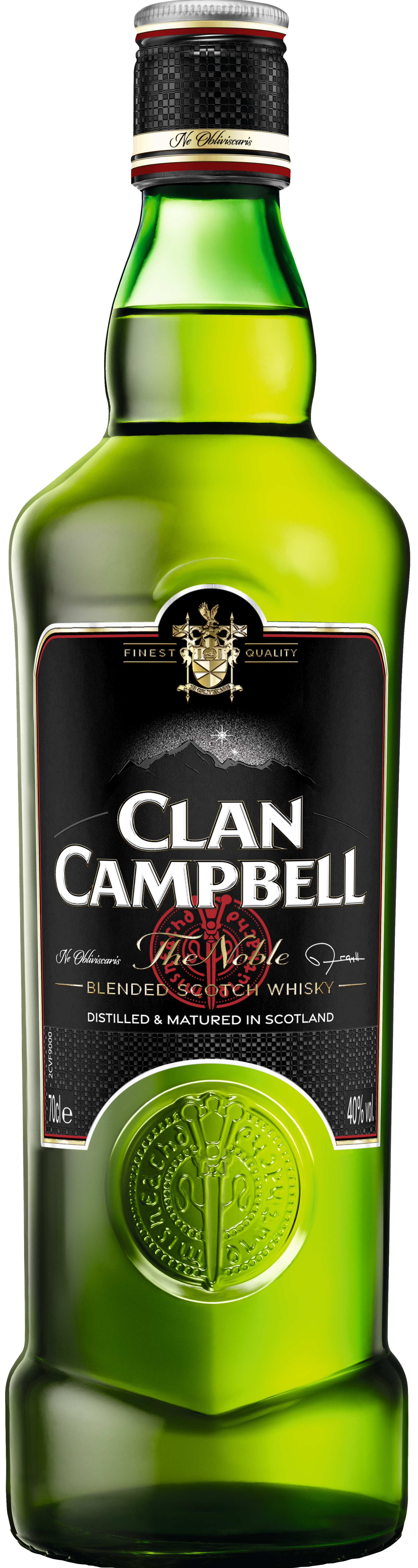 Clan Campbell The Noble Blended Scotch Whisky 40% 0,7L