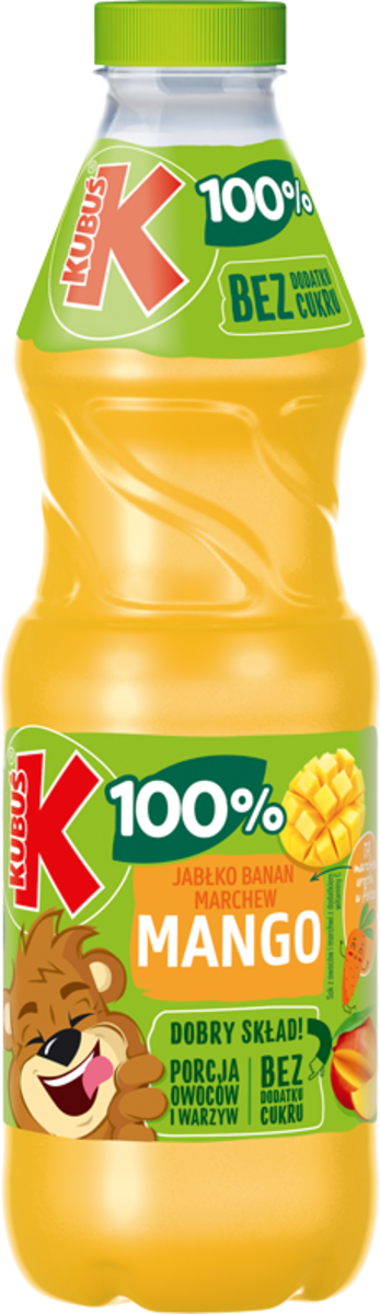 Kubuś Sok 100% Banan Marchew Mango Jabłko 850 Ml