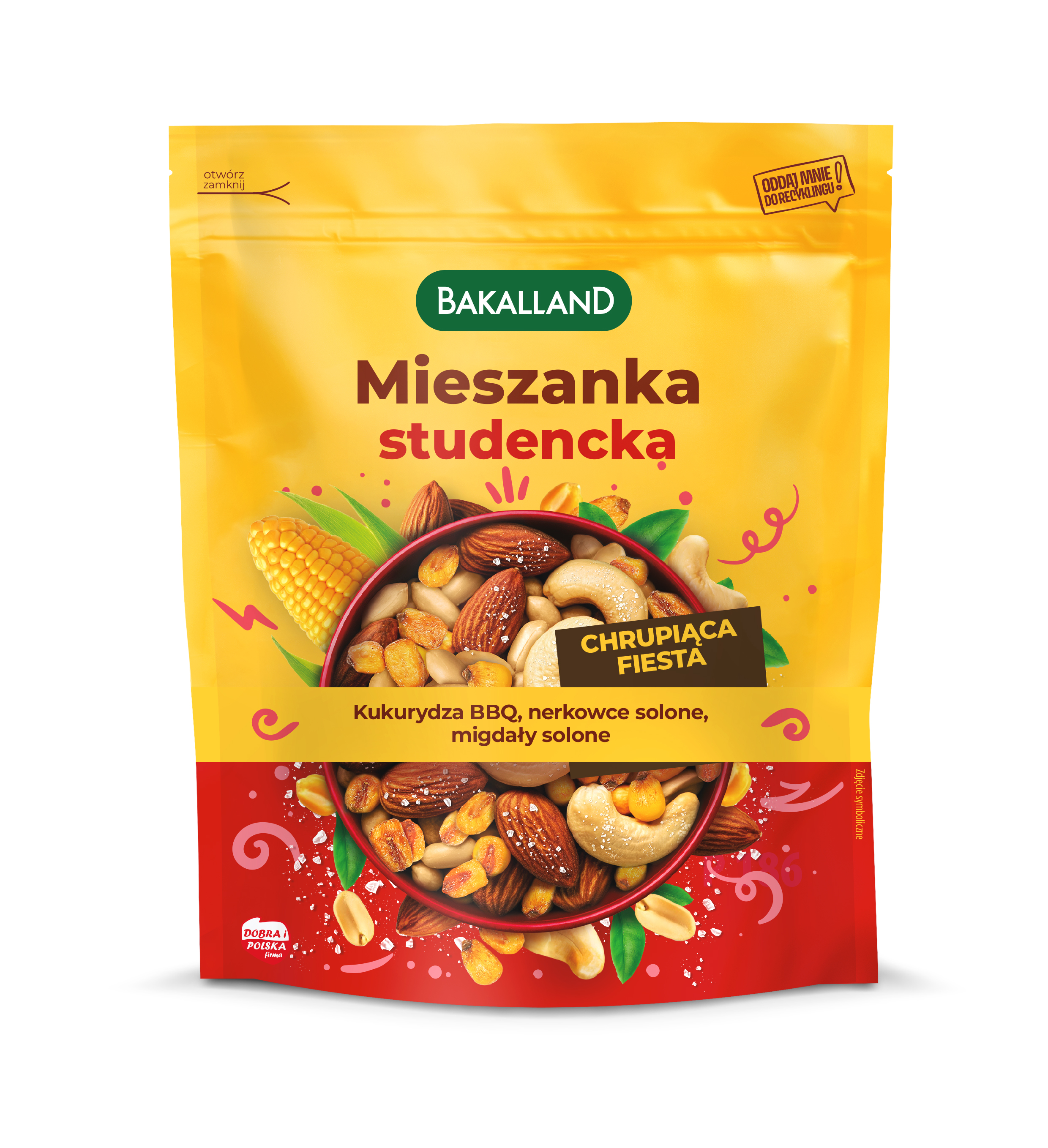 Bakalland Mieszanka Studencka Chrupiąca Fiesta 120 G