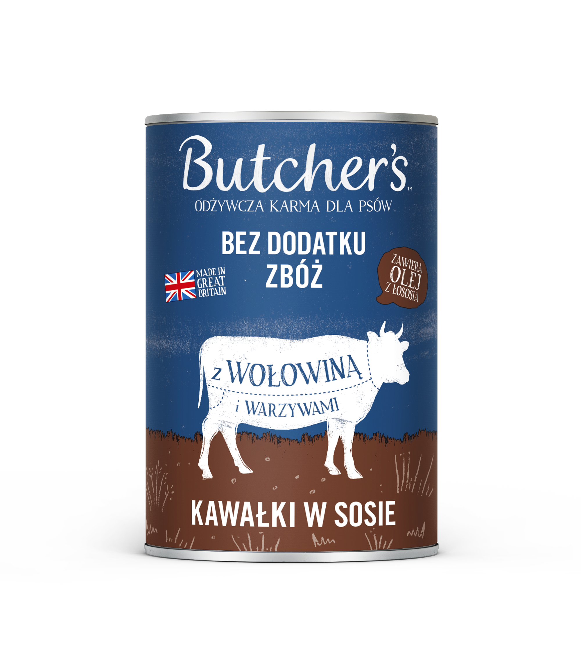Butcher'S Original, Z Wołowiną I Z Warzywami, Kawałki W Sosie, Karma Dla Psa, 400G