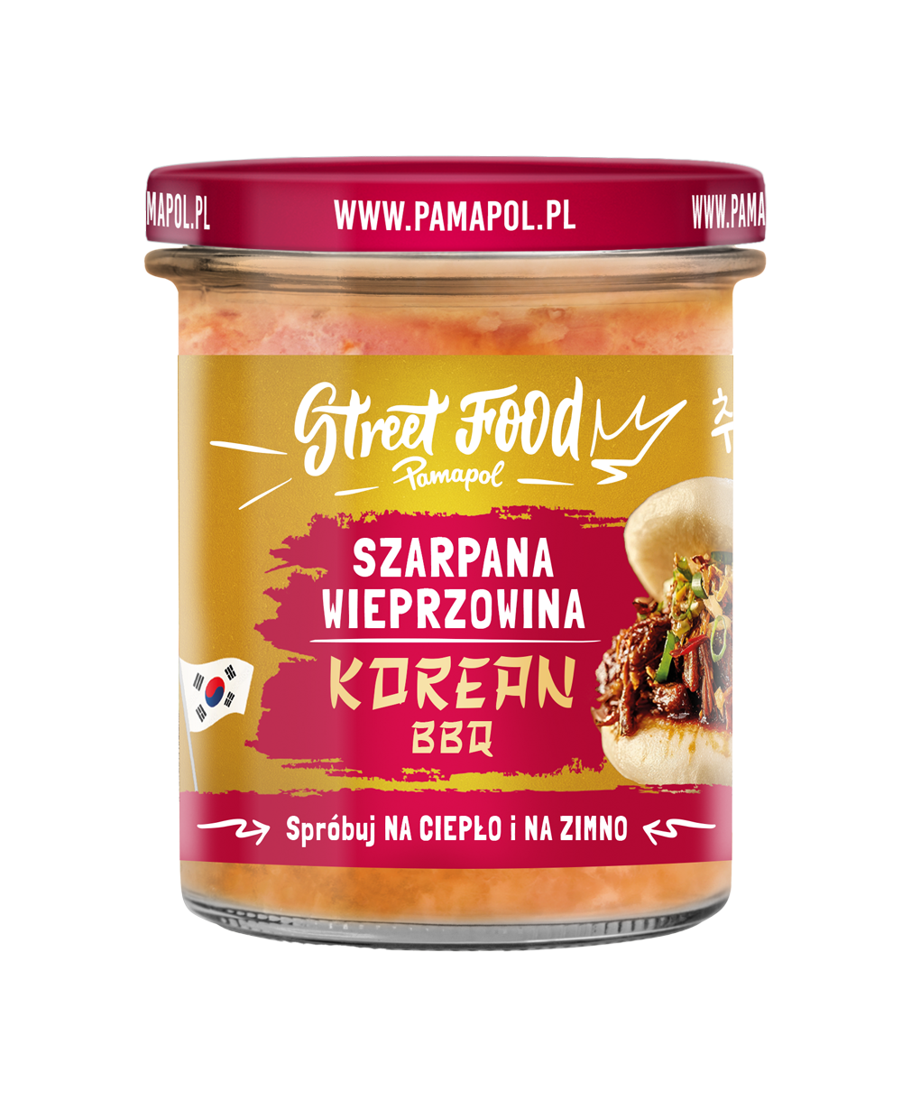 Pamapol Szarpana Wieprzowina Korean Bbq 280G