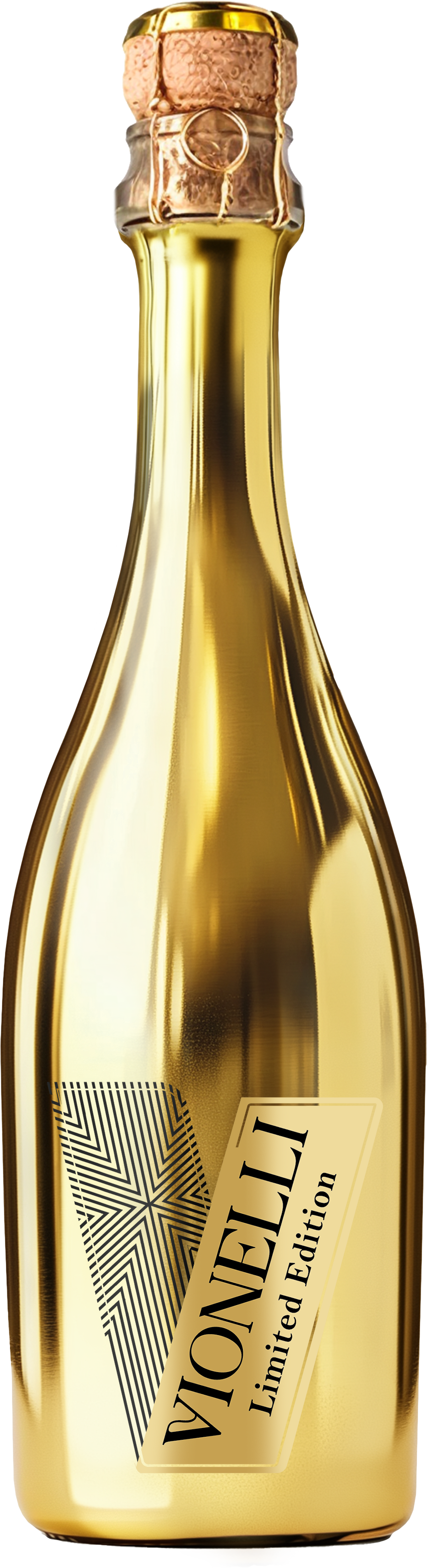 Vionelli Gold Limited Edition Wino Musujące, Białe, Półwytrawne 0,75L